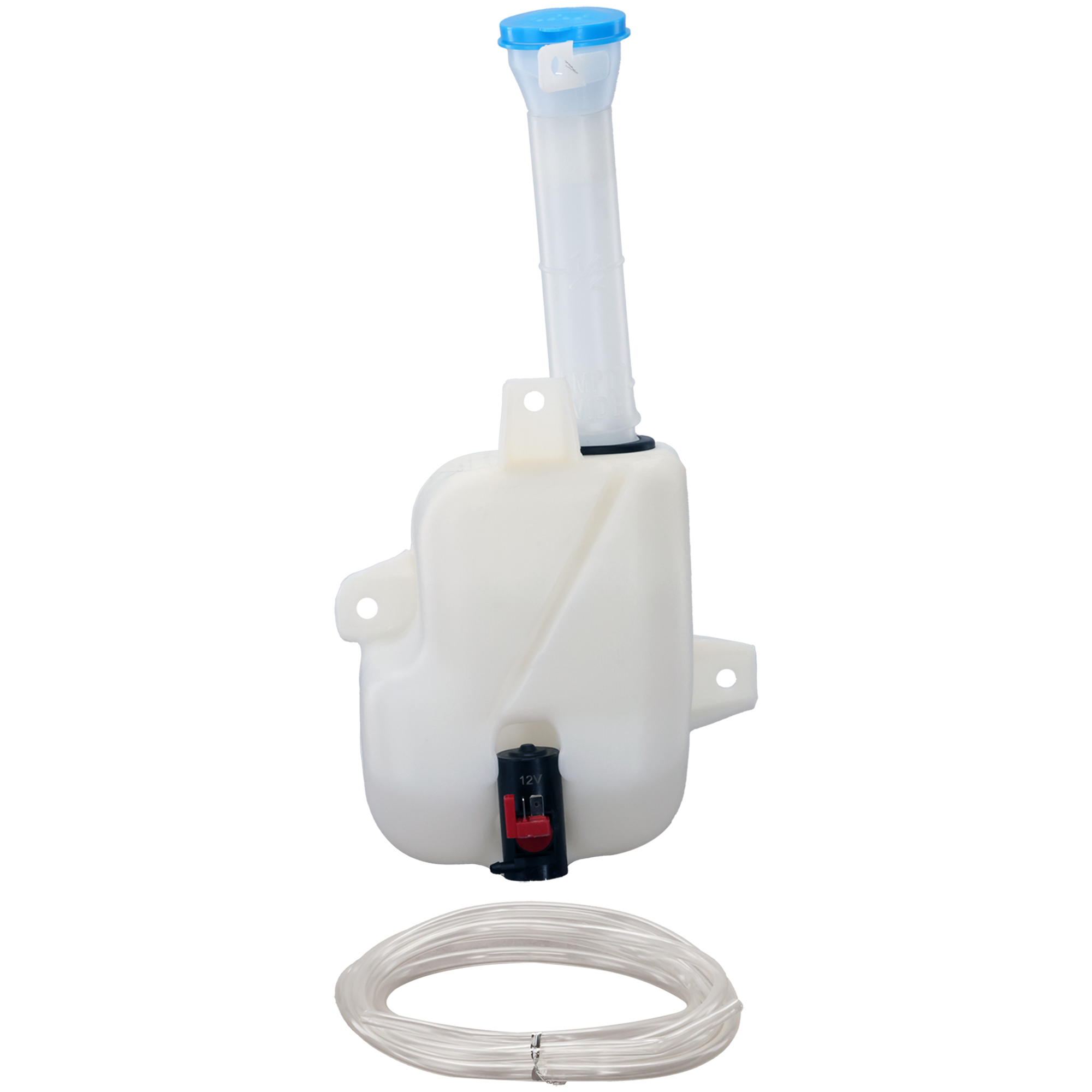 AM ACCORD 90-93 WASHER RESERVOIR Assy w Pump Inlet and Cap Coupe Sedan SKU H370506 Partslink HO1288105 OEM 76801SM1004