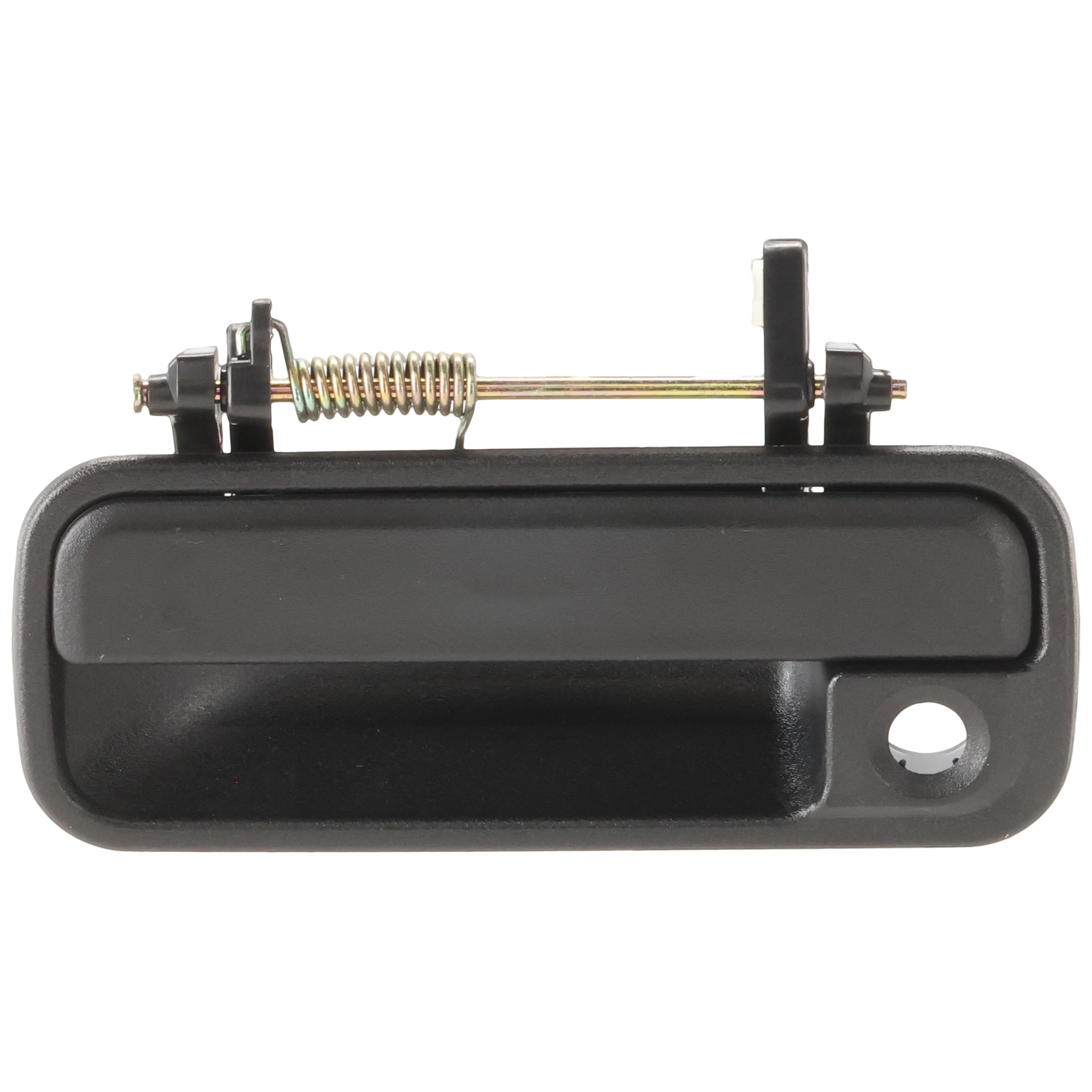 AM ACCORD 90-93 FRONT EXTERIOR DOOR HANDLE LH Textured Black w Keyhole Coupe Sedan SKU H462104 Partslink HO1310105 OEM 72180SM4J01