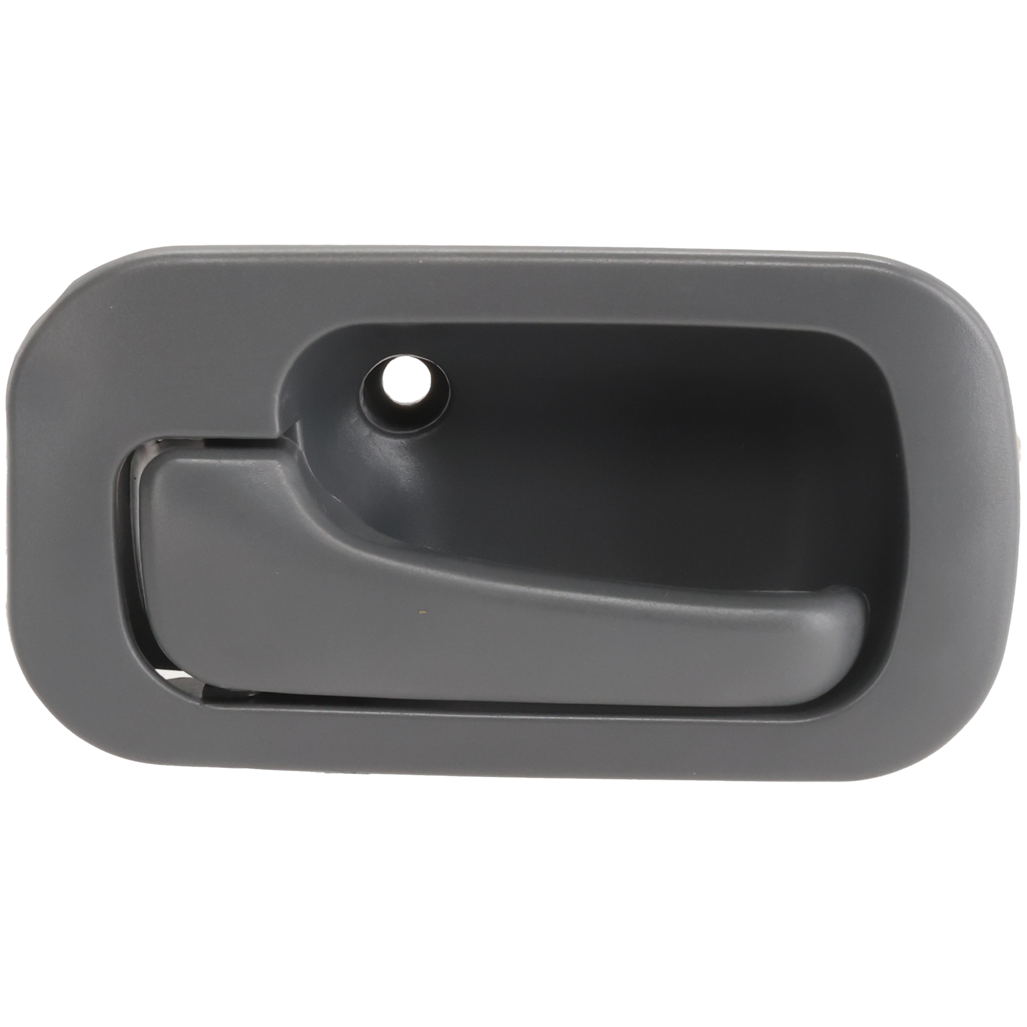 AM CIVIC 92-95 FRONT INTERIOR DOOR HANDLE LH Gray Plastic w o Hole w o Power Lock Sedan =REAR LH SKU H462132 Partslink HO1352112 OEM 72160SR4A02ZA