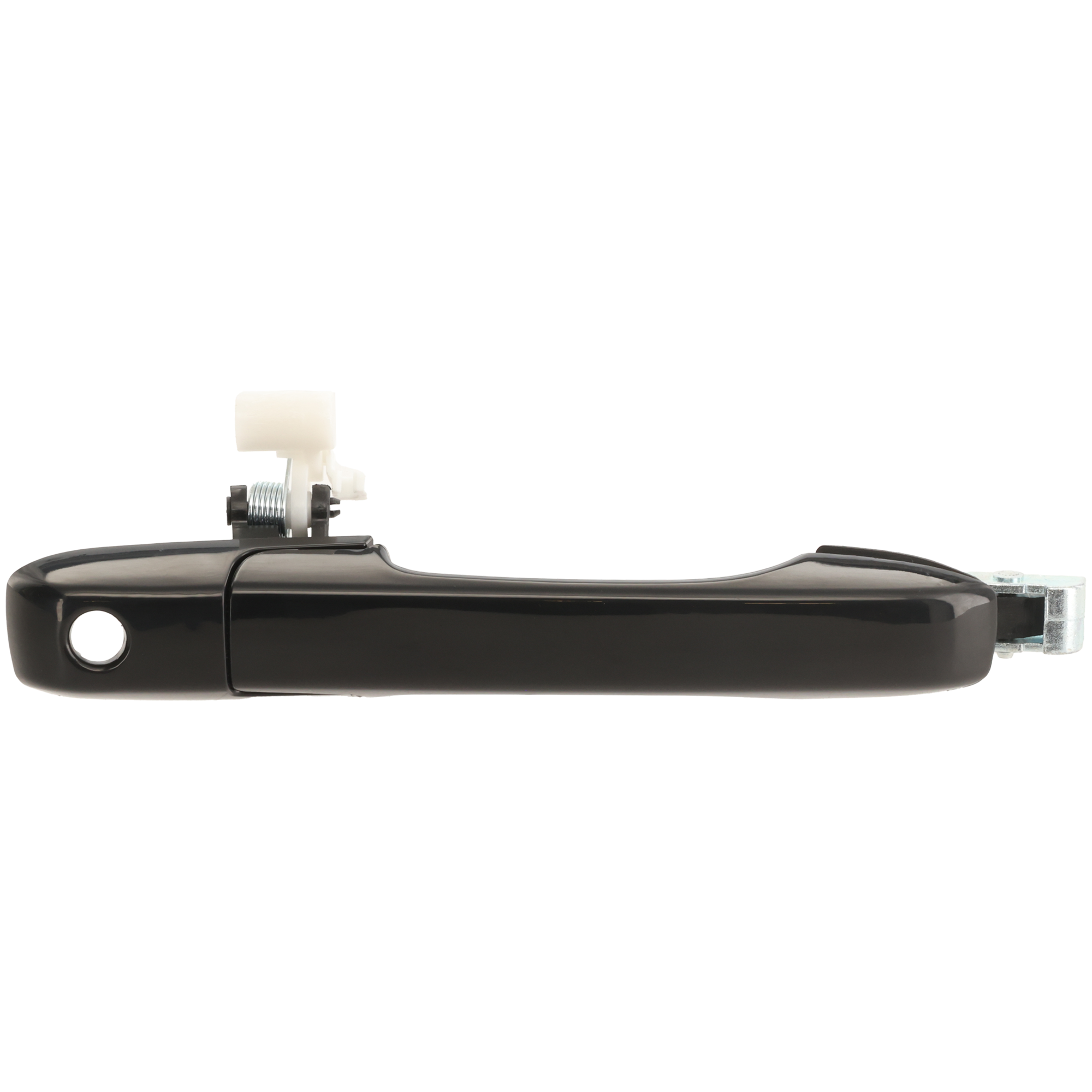 AM CR V 02-06 EXTERIOR FRONT DOOR HANDLE RH Assembly Smooth Black w Keyhole SKU H462145 Partslink HO1311109 OEM 72140S9A003