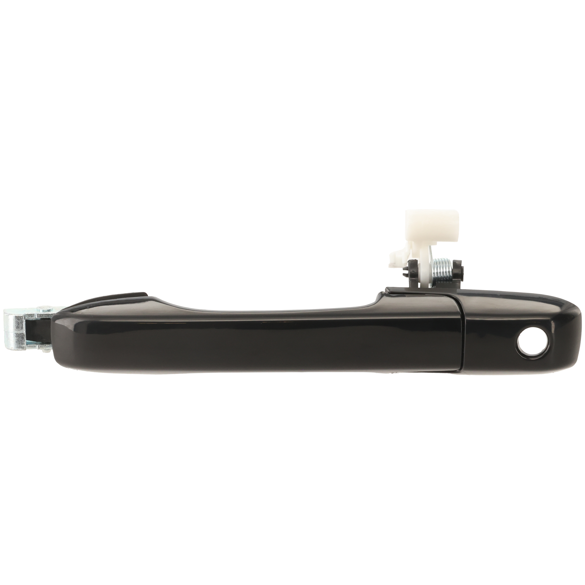 AM CR V 02-06 EXTERIOR FRONT DOOR HANDLE LH Assembly Smooth Black w Keyhole SKU H462146 Partslink HO1310109 OEM 72180S9AJ01ZD 72180S9A003