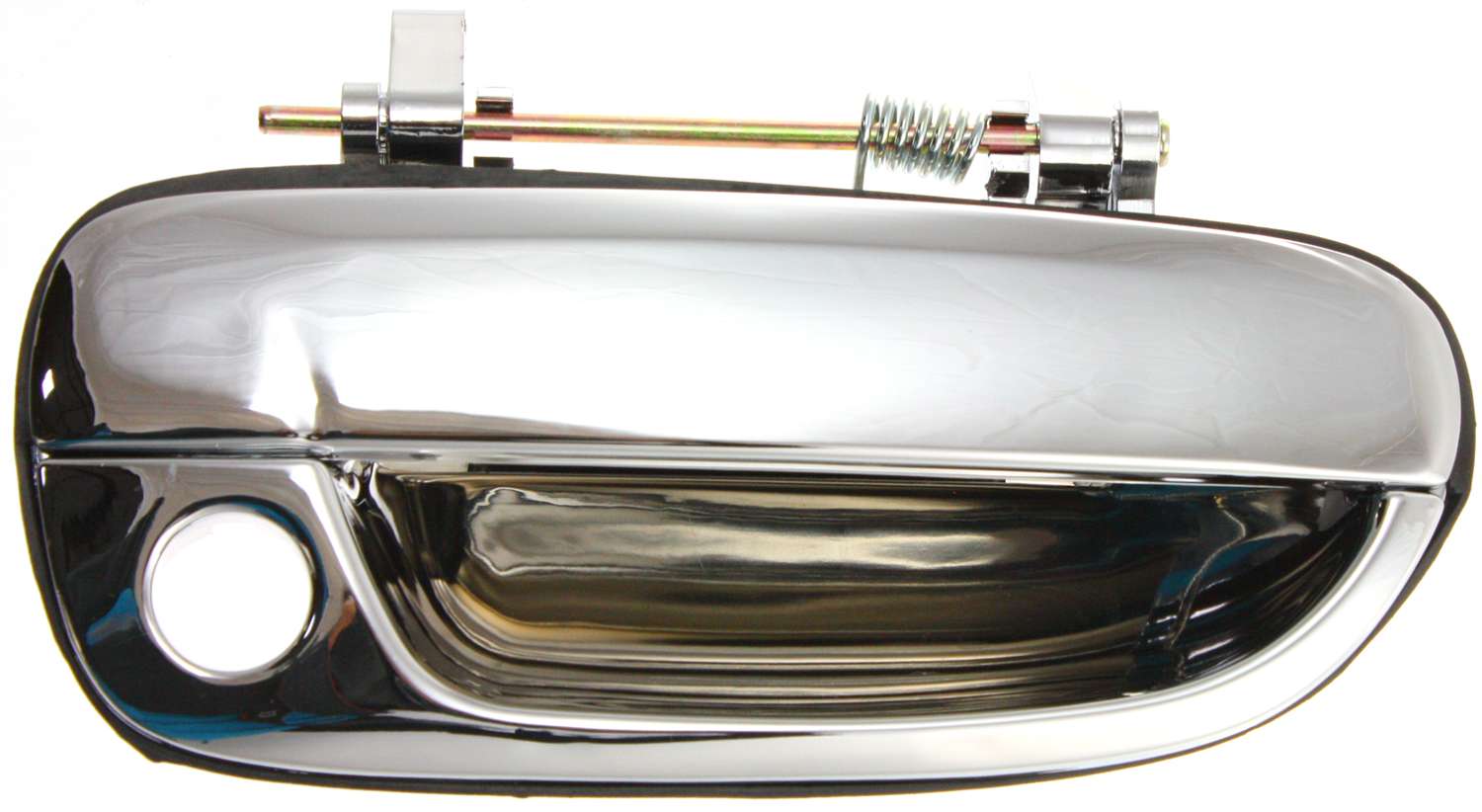 AM ACCENT 00-06 EXTERIOR FRONT DOOR HANDLE RH All Chrome Plastic w Keyhole Hatchback Sedan SKU H462155 OEM 8266025000 PFM