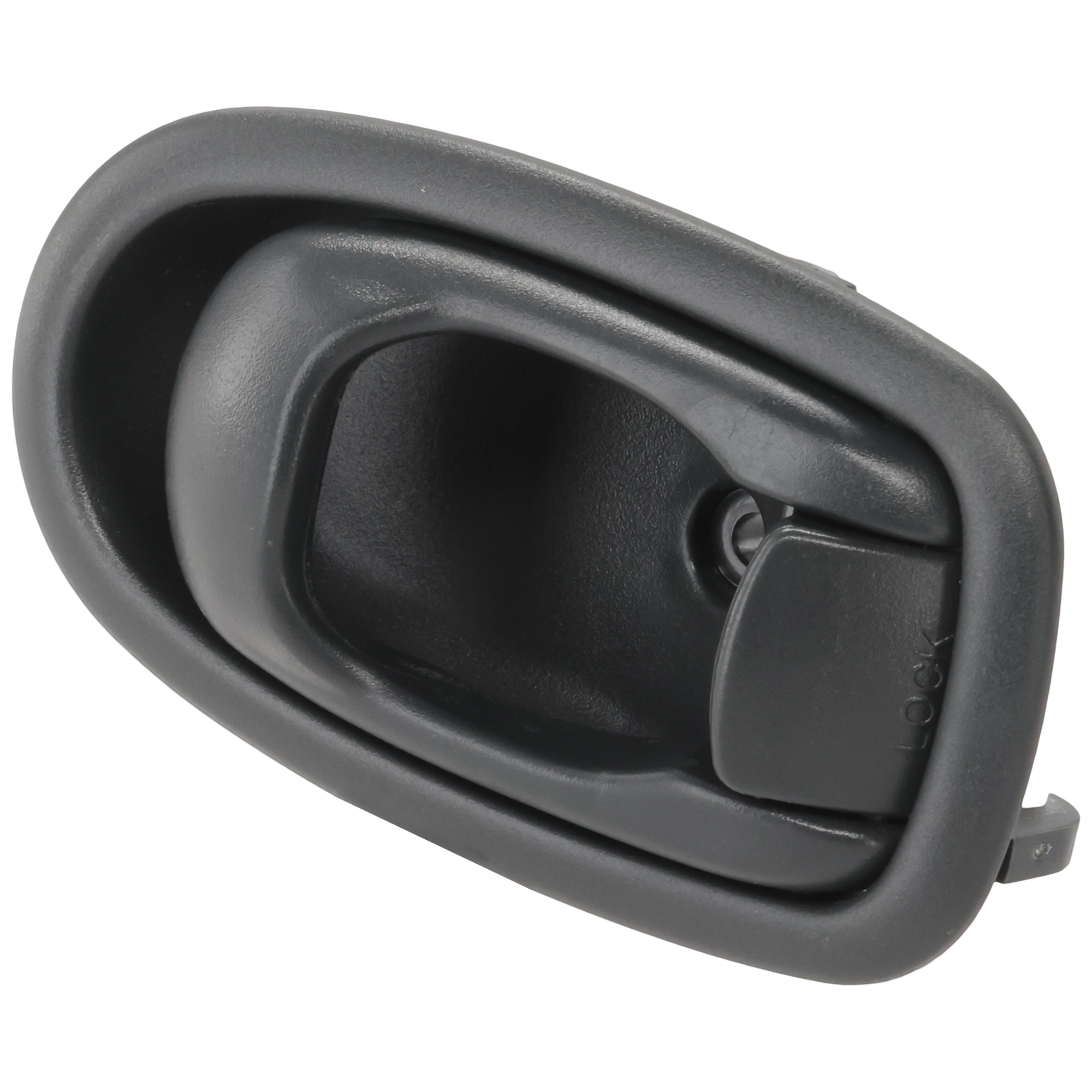 AM ELANTRA 99-00 FRONT INTERIOR DOOR HANDLE RH Plastic Light Gray =REAR SKU H462165 Partslink HY1353103 OEM 8262029003LT