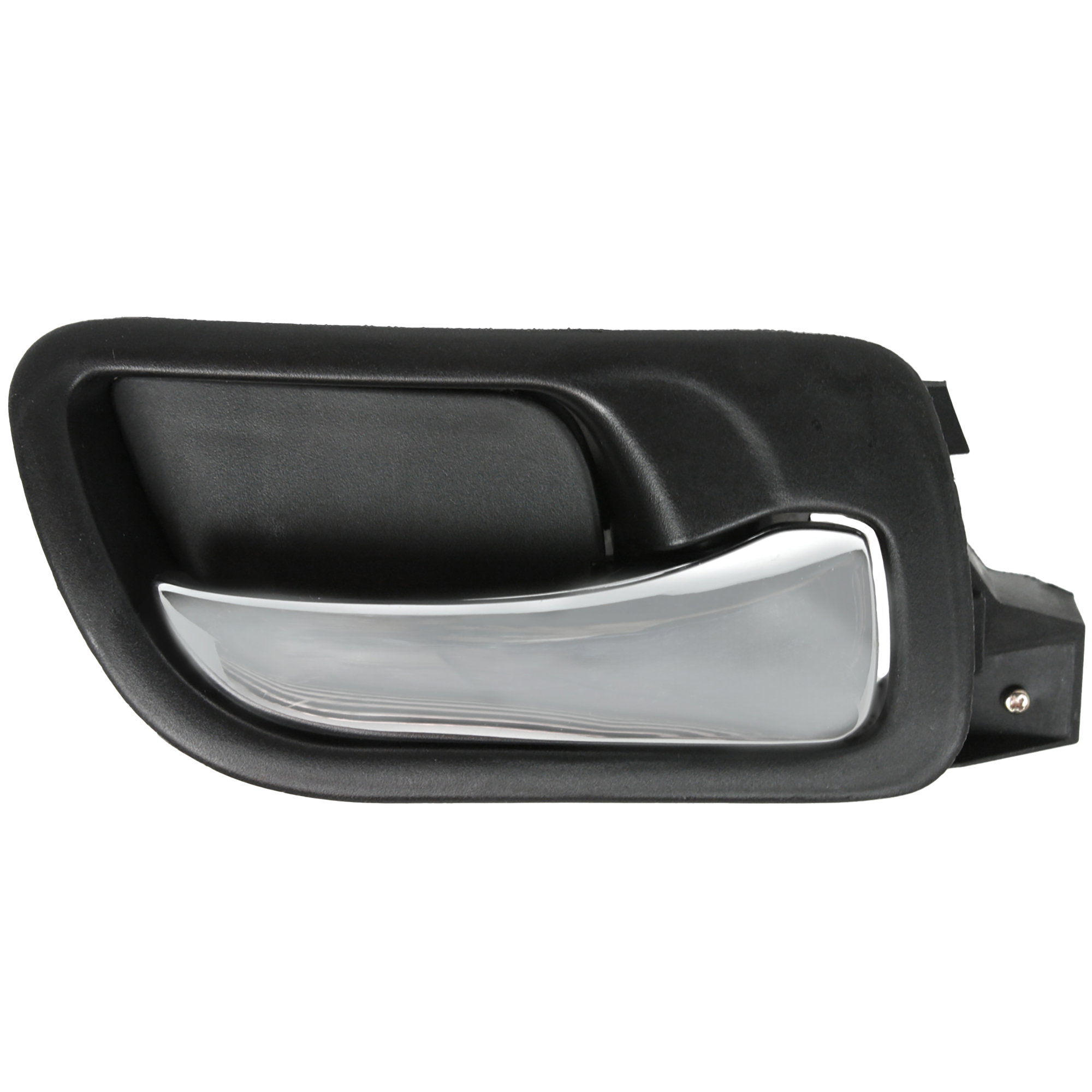 AM ACCORD 03-07 FRONT INTERIOR DOOR HANDLE RH Chrome Lever + Black Bezel Plastic Sedan SKU H462171 Partslink HO1353132 OEM 72120SDAA02ZC