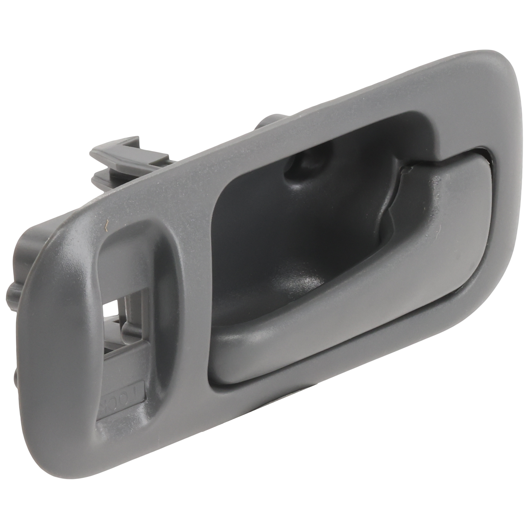 AM ODYSSEY 95-98 CR V 97-01 FRONT INTERIOR DOOR HANDLE RH Gray Big Clip Plastic w Lock Hole SKU H462175 Partslink HO1353116 OEM 72124S10000ZA 72124SX0003ZB 72