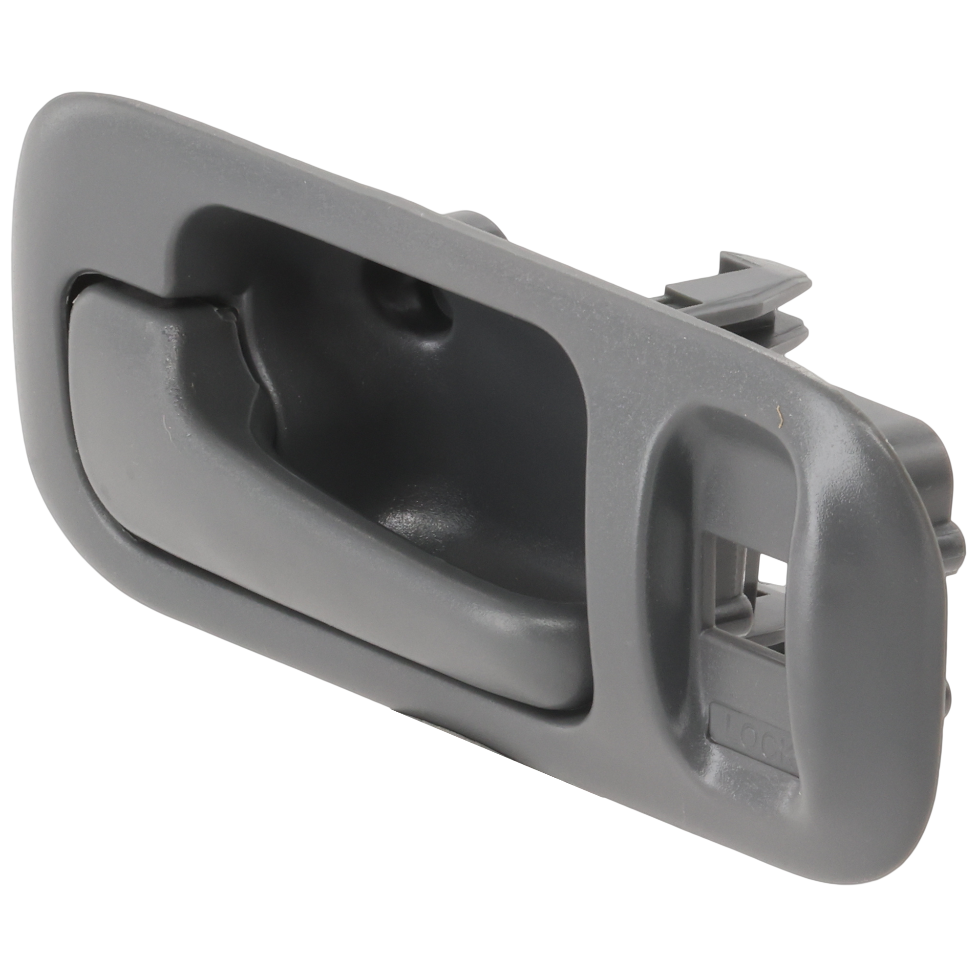 AM ODYSSEY 95-98 CR V 97-01 FRONT INTERIOR DOOR HANDLE LH Gray Big Clip Plastic w Lock Hole SKU H462176 Partslink HO1352116 OEM 72164S10A01ZA 72164SX0003ZB 72