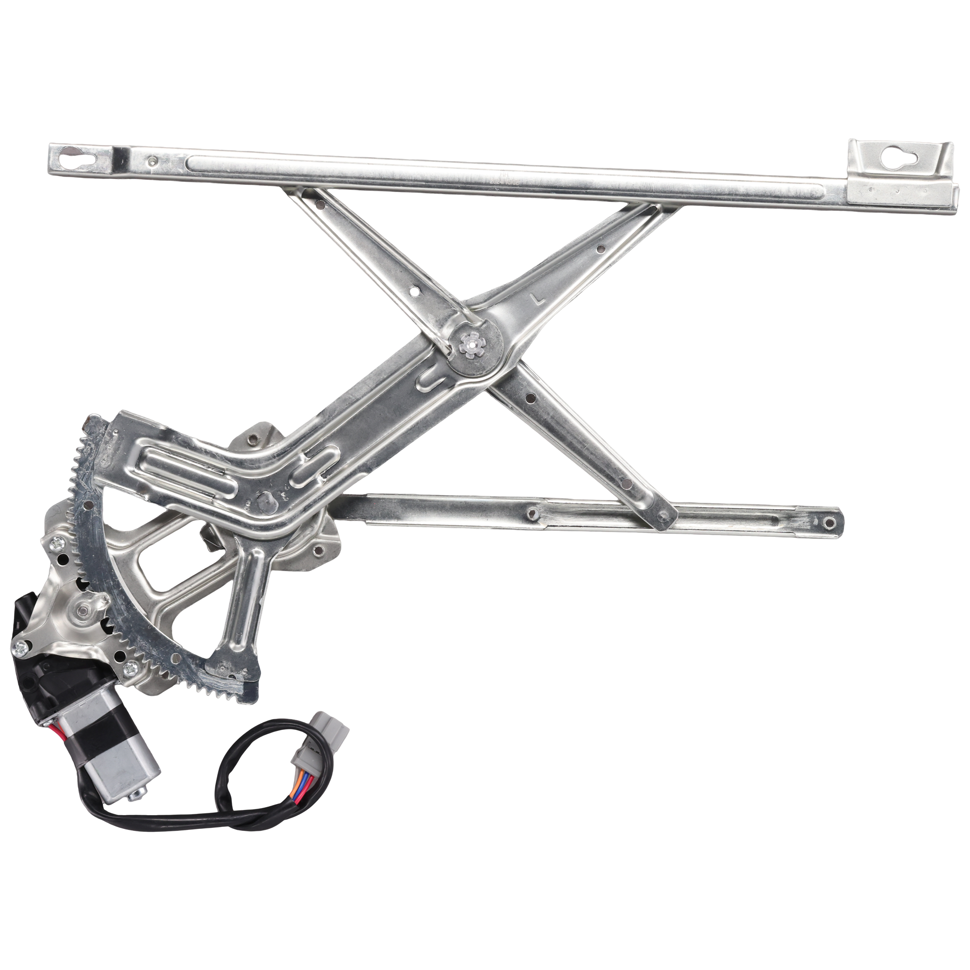 AM ACCORD 90-93 FRONT WINDOW REGULATOR LH Power w Motor 4 Door Sedan Japan Built Wagon SKU H462910 Partslink HO1350103 OEM 72251SM4003 PFM 72255SM4A01