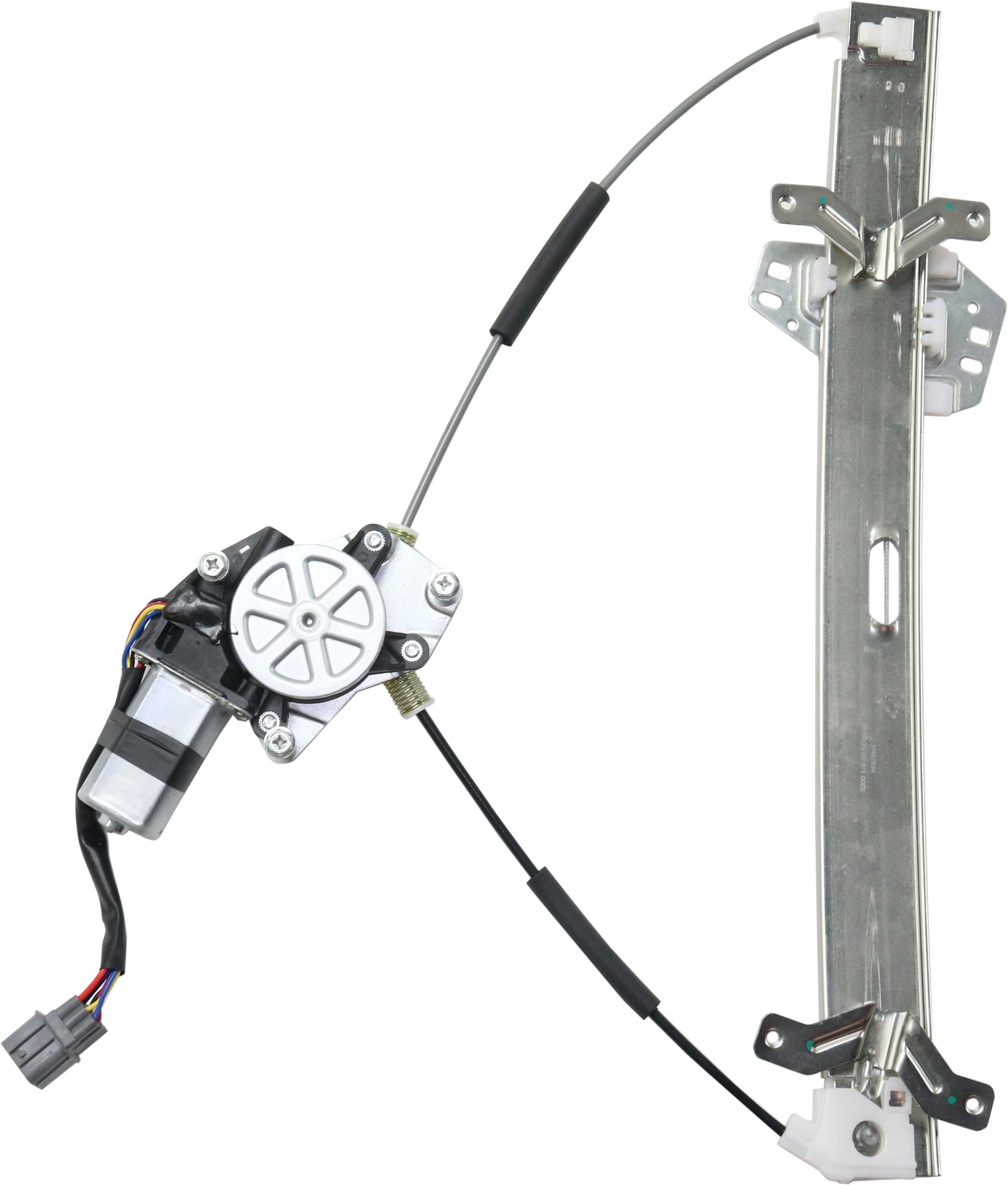 AM ACCORD 03-07 FRONT WINDOW REGULATOR LH Power w Motor Sedan w Anti pinch feature SKU H462924 Partslink HO1350109 OEM 72250SDAA02