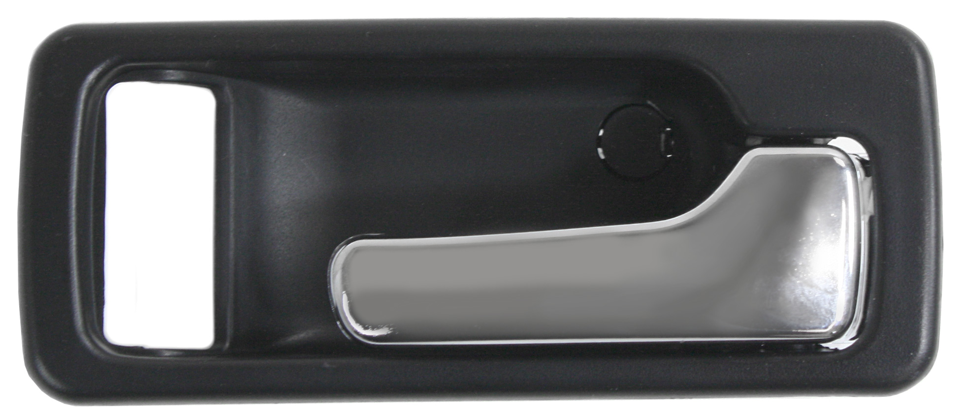 AM ACCORD 90-93 FRONT INTERIOR DOOR HANDLE RH Chrome + Black w o Power Hole USA Built Coupe SKU H464301 Partslink HO1393100 OEM 72125SM2A02ZD