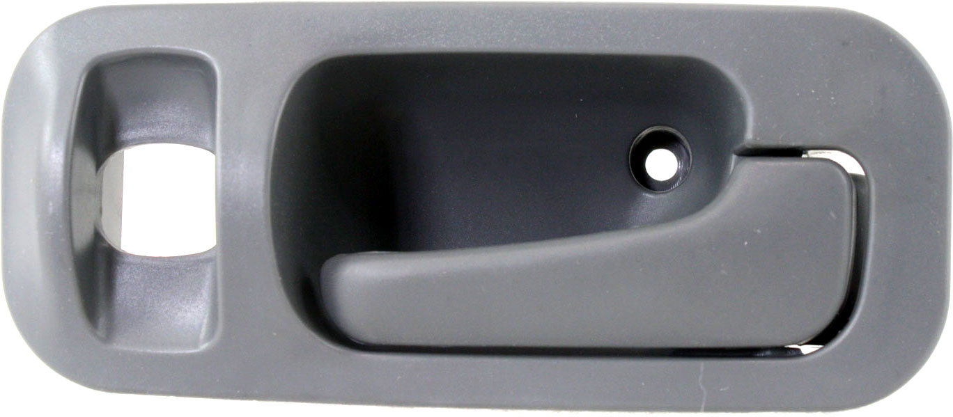 AM CIVIC 92-95 ODYSSEY 95-97 REAR INTERIOR DOOR HANDLE RH Gray Plastic w Hole w Power Window SKU H491325 Partslink HO1553102 OEM 72620SR4J02ZB