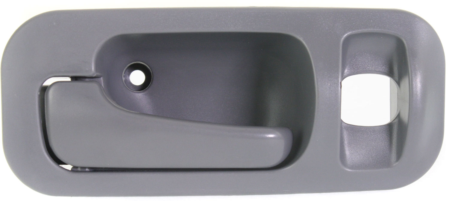 AM CIVIC 92-95 ODYSSEY 95-97 REAR INTERIOR DOOR HANDLE LH Gray Plastic w Hole w Power Window SKU H491326 Partslink HO1552102 OEM 72660SR4J02ZB