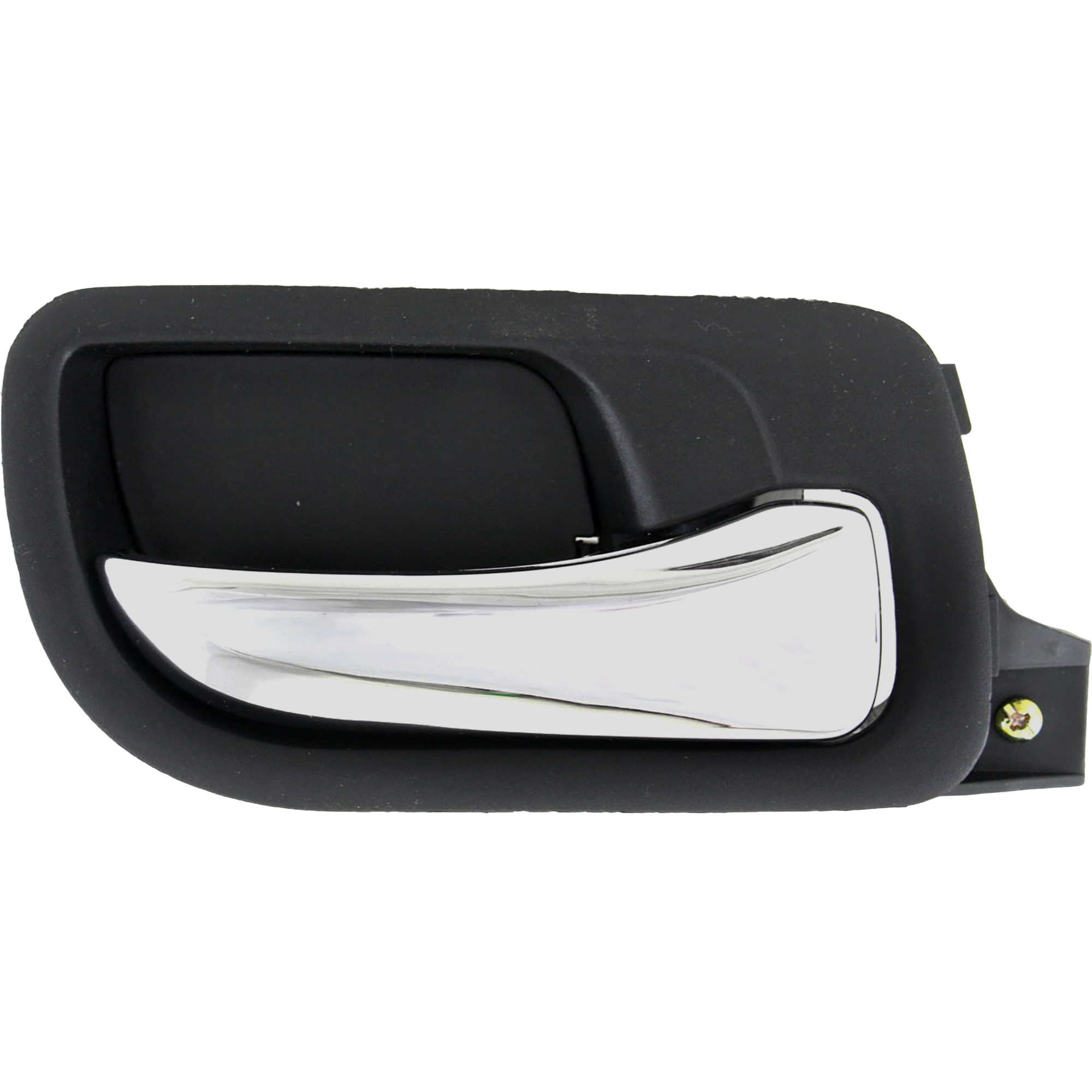 AM ACCORD 03-07 REAR INTERIOR DOOR HANDLE RH Chrome Lever + Black Bezel Plastic Sedan SKU H491341 Partslink HO1553106 OEM 72620SDAA02ZA
