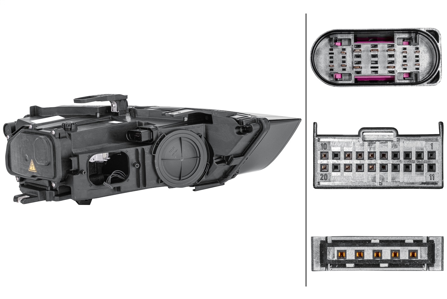 AM Headlight SKU H57354840051 OEM 8U0094104E 8U0941043E