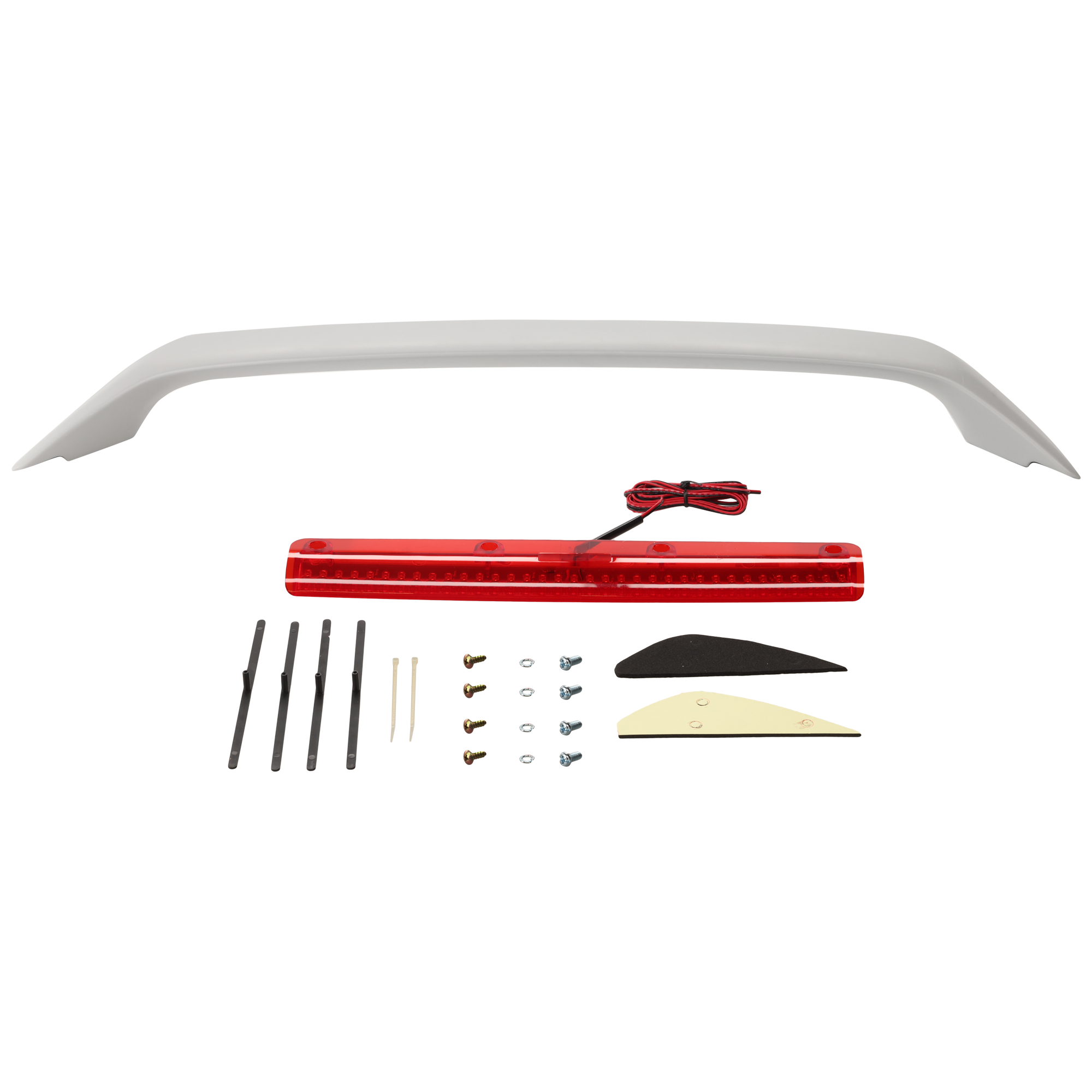 AM CIVIC 01-05 REAR TRUNK SPOILER with Lamp Coupe SKU H611131 Partslink HO1895122 OEM 08F13S5P110