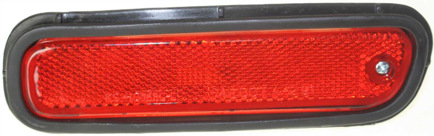 AM ACCORD 94-00 REAR SIDE MARKER LAMP LH Assembly Red Lens w Garnish SKU H731906 Partslink HO2860106 OEM 33655SV4A01