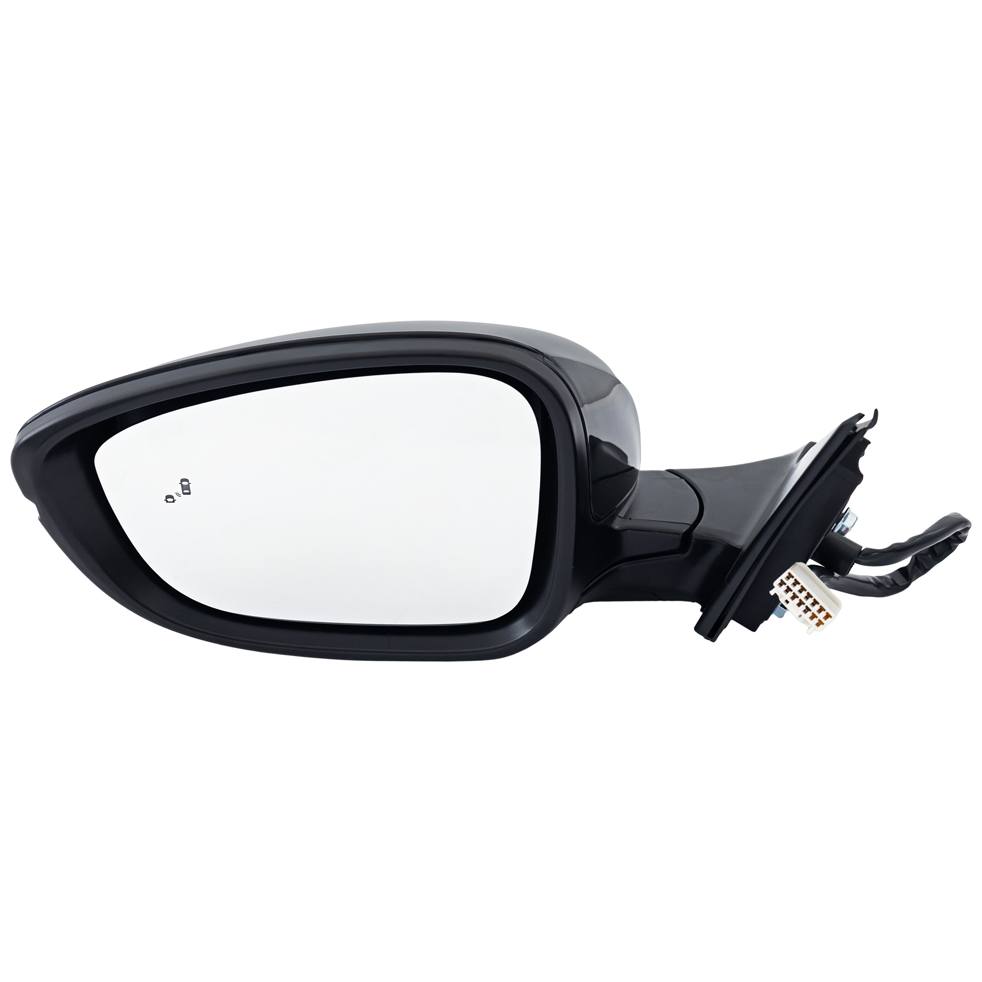AM ACCORD 23-23 MIRROR LH Power Manual Folding Heated Paintable w Signal Blind Spot Detection No Memory Auto Dimming Puddle Light EX L Model SKU HD80EL S Partslink HO1320357 OEM 7625830BA11 PFM