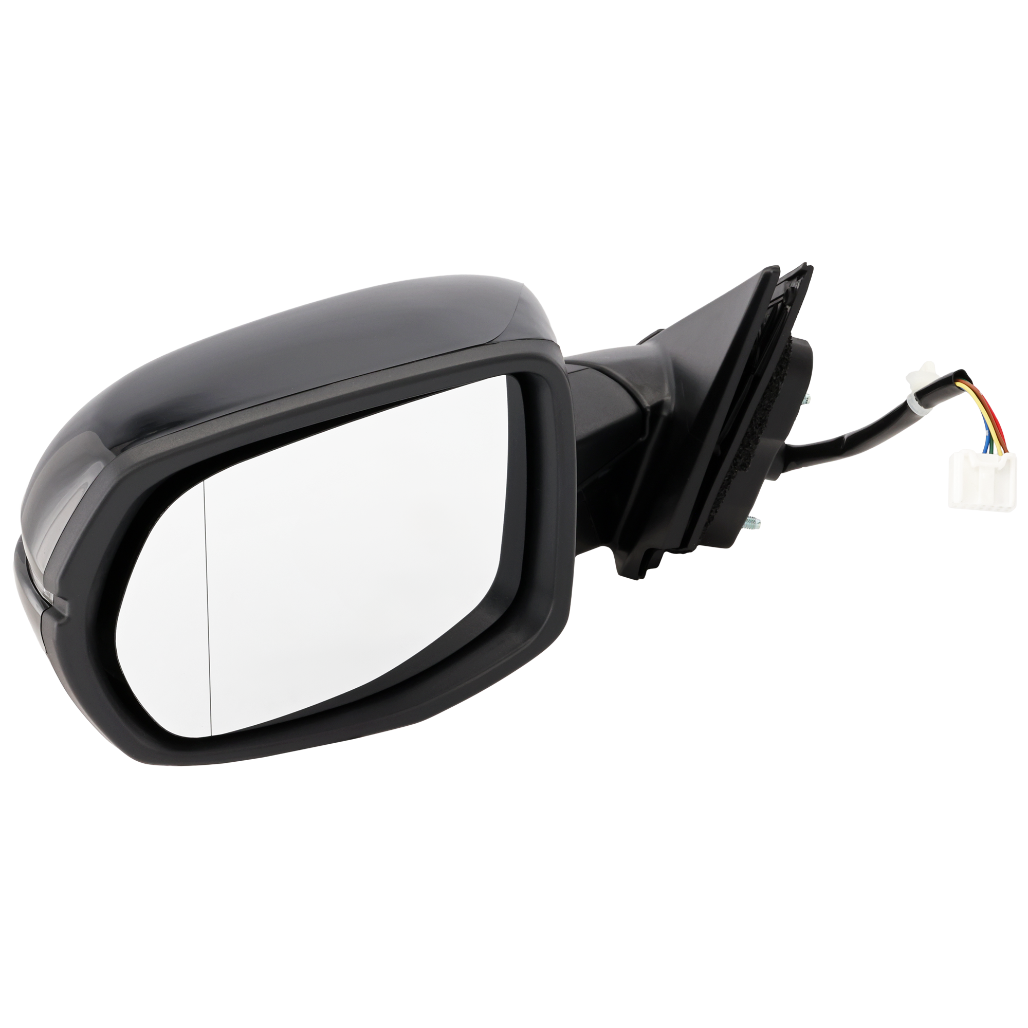 AM HR V 16-16 MIRROR LH Power Manual Folding Heated Paintable w Signal Light w o Camera EX EX L Models SKU HO04EL S Partslink HO1320286 OEM 76258T7W309 PFM 76258T7WA61