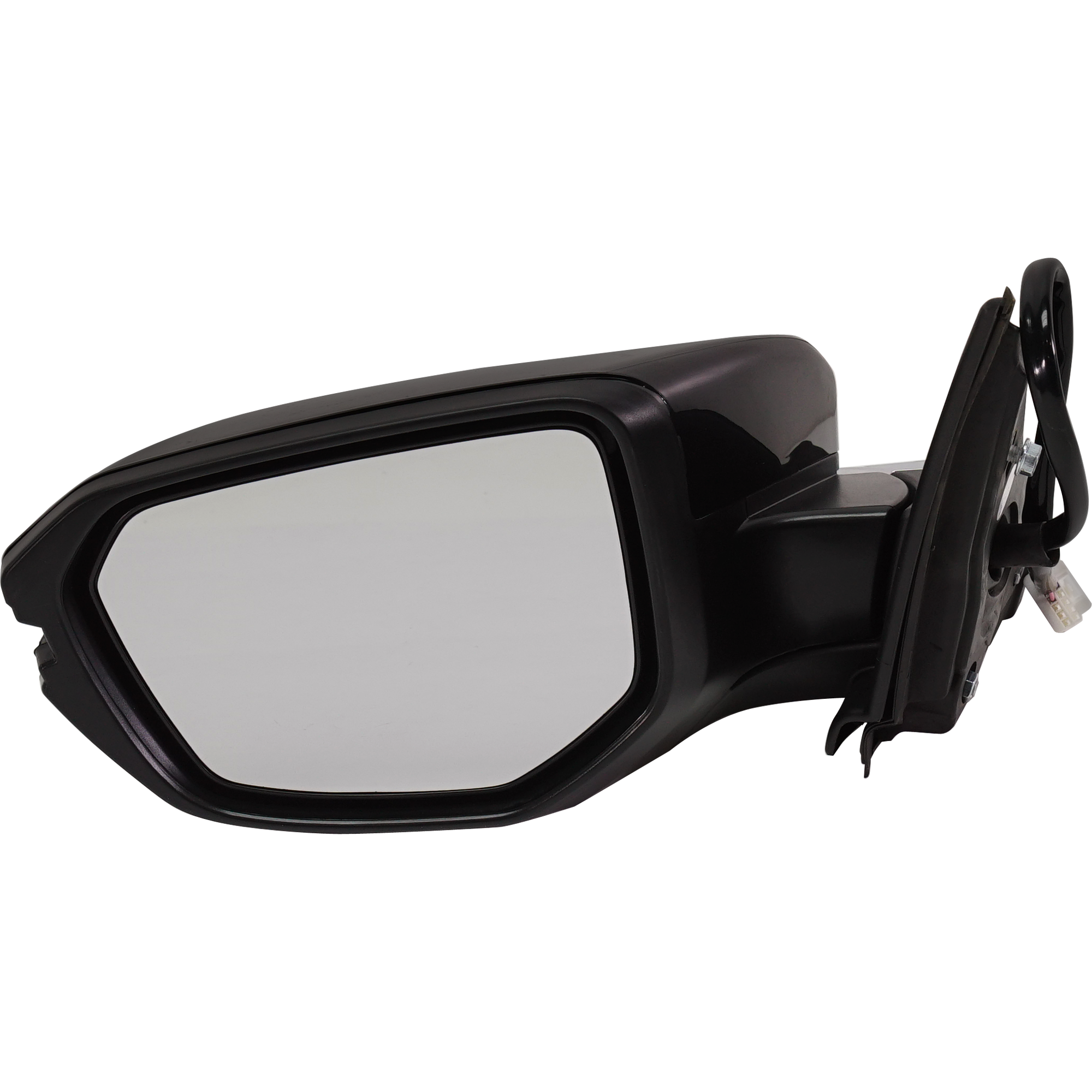 AM INSIGHT 19-20 MIRROR LH Power Manual Folding Heated Paintable w Signal Light w o Side View Camera Touring Model SKU HO104EL S Partslink HO1320341 OEM 76258TXMA21ZA 76201TBAA11ZF