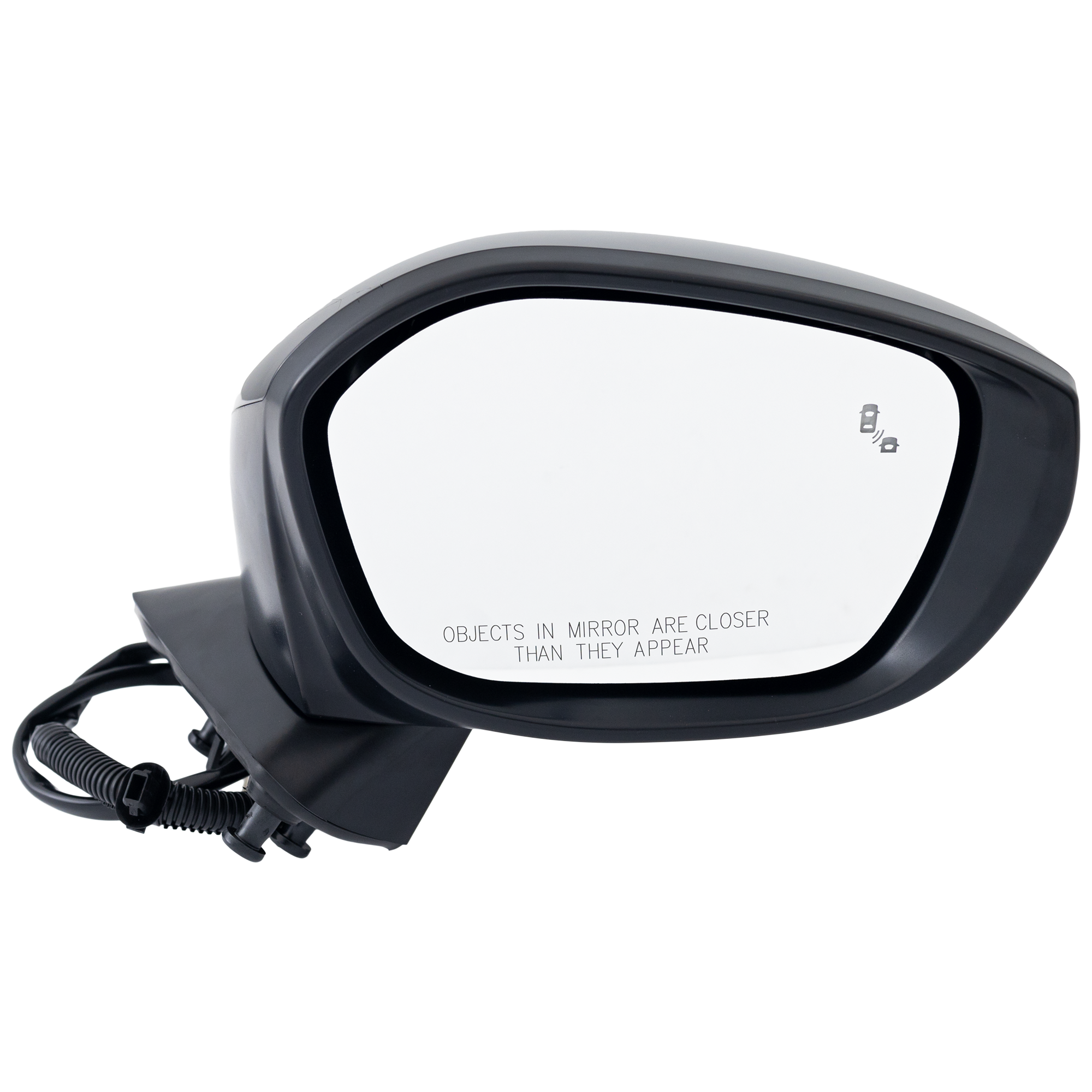AM CIVIC 22-24 MIRROR RH Power Manual Folding Heated Paintable EX Model w BSD No Signal Light Memory Puddle Light Auto Dimming SKU HO117ER Partslink HO1321351 OEM 76208T20A21 PFM