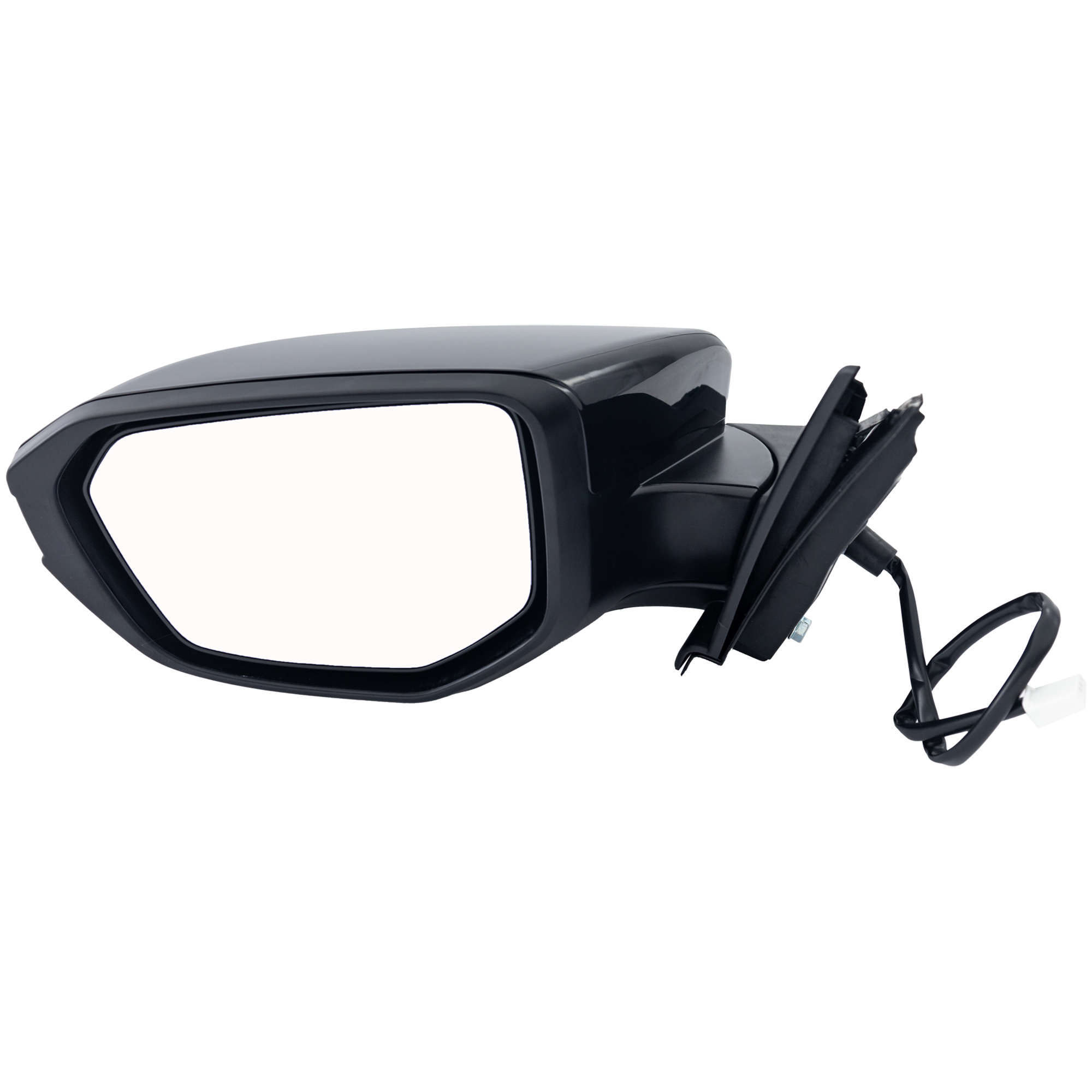 AM CIVIC 17-21 MIRROR LH Power Manual Folding Non Heated Paintable No Auto dimming BSD Memory Signal Light Side View Camera Hatchback SKU HO125EL Partslink HO1320342 OEM 76258TGGA12 PFM
