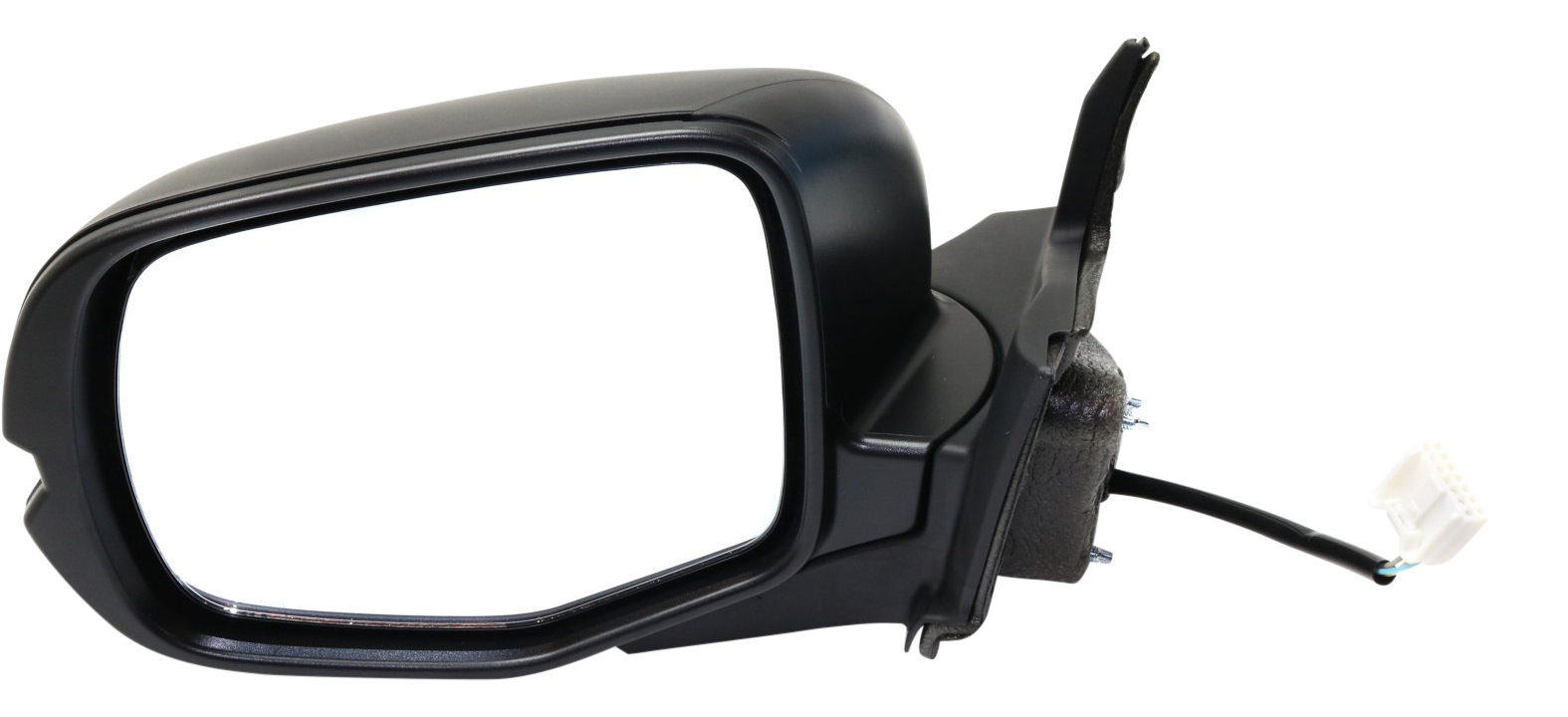 AM PILOT 16-16 MIRROR LH Power Manual Folding Non Heated Textured w o Camera and Signal Light LX Model SKU HO68EL Partslink HO1320288 OEM 76250TG7A01