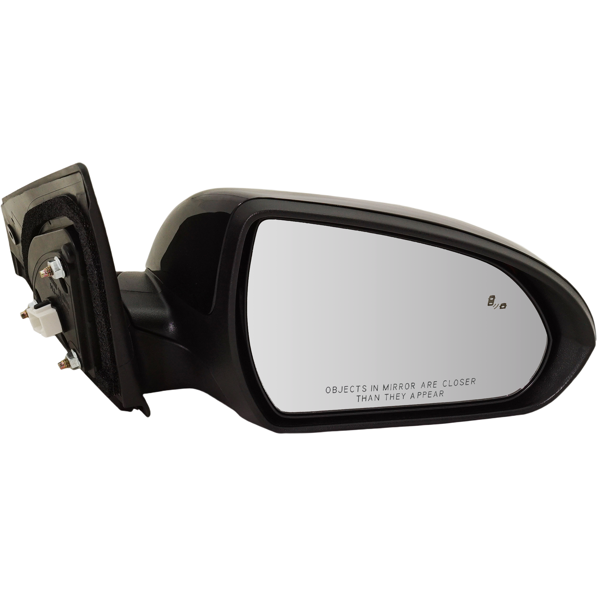 AM ELANTRA 17-20 MIRROR RH Power Manual Folding Heated Paintable w BSD in Glass No Auto dimming Memory and Signal Light SKU HY06ER Partslink HY1321226 OEM 87620F3020