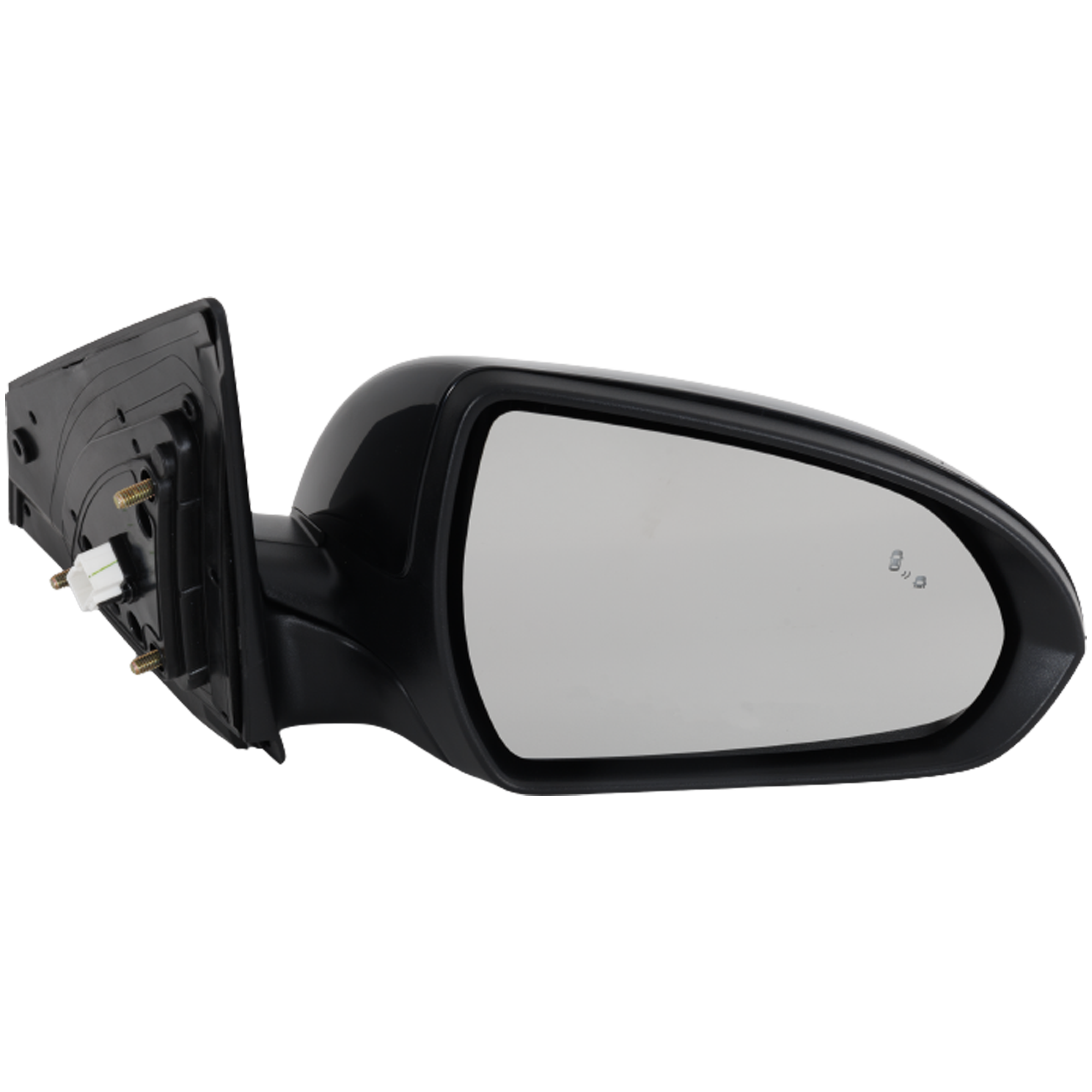 AM ELANTRA 17-20 MIRROR RH Power Heated Manual Folding Paintable w Blind Spot Detection in Glass No Auto dimming Memory and Signal Light SKU HY100ER S Partslink HY1321253 OEM 87620F2280 PFM