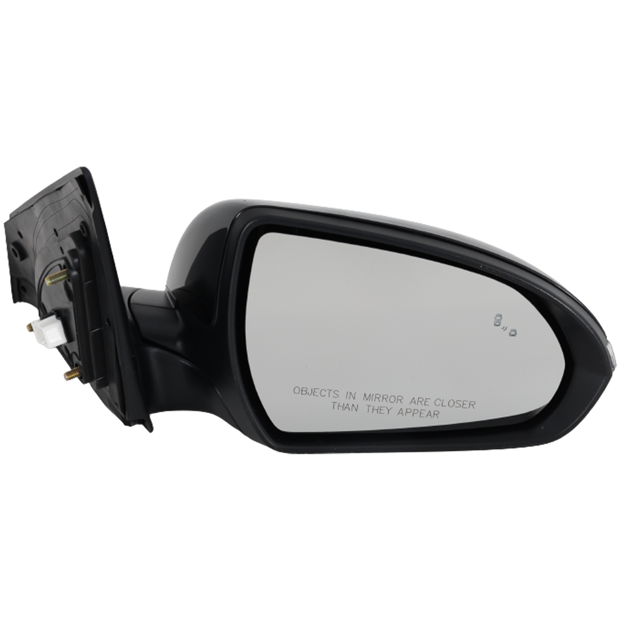 AM ELANTRA 17-18 MIRROR RH Power Manual Folding Heated Paintable w BSD In housing Signal Light USA Built Vehicle SKU HY101ER S Partslink HY1321252 OEM 87620F3030 PFM