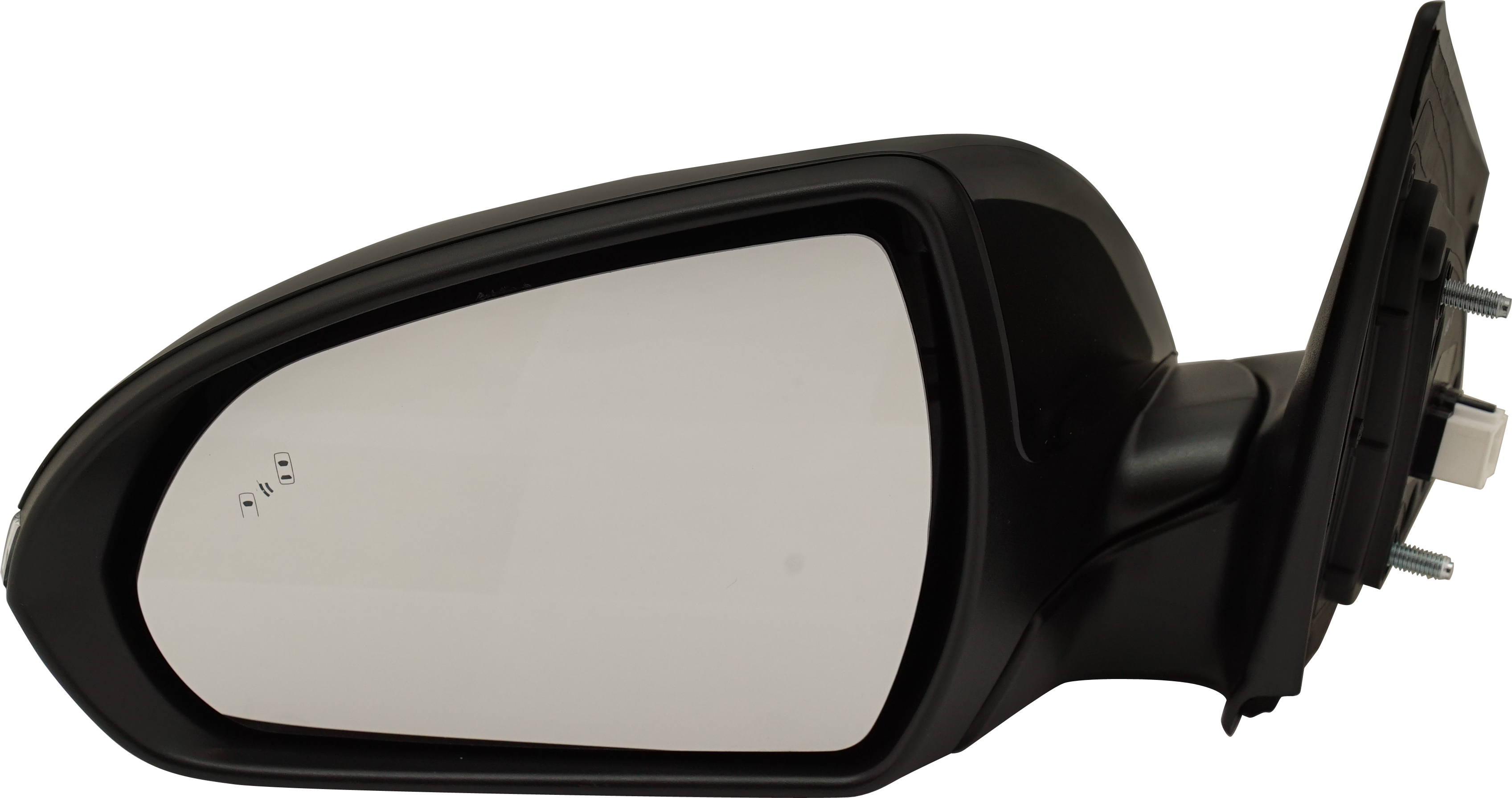 AM ELANTRA 17-18 MIRROR LH Power Manual Folding Heated Paintable w BSD in Glass and In housing Signal Light No Auto dimming and Memory SKU HY102EL S Partslink HY1320232 OEM 87610F3030