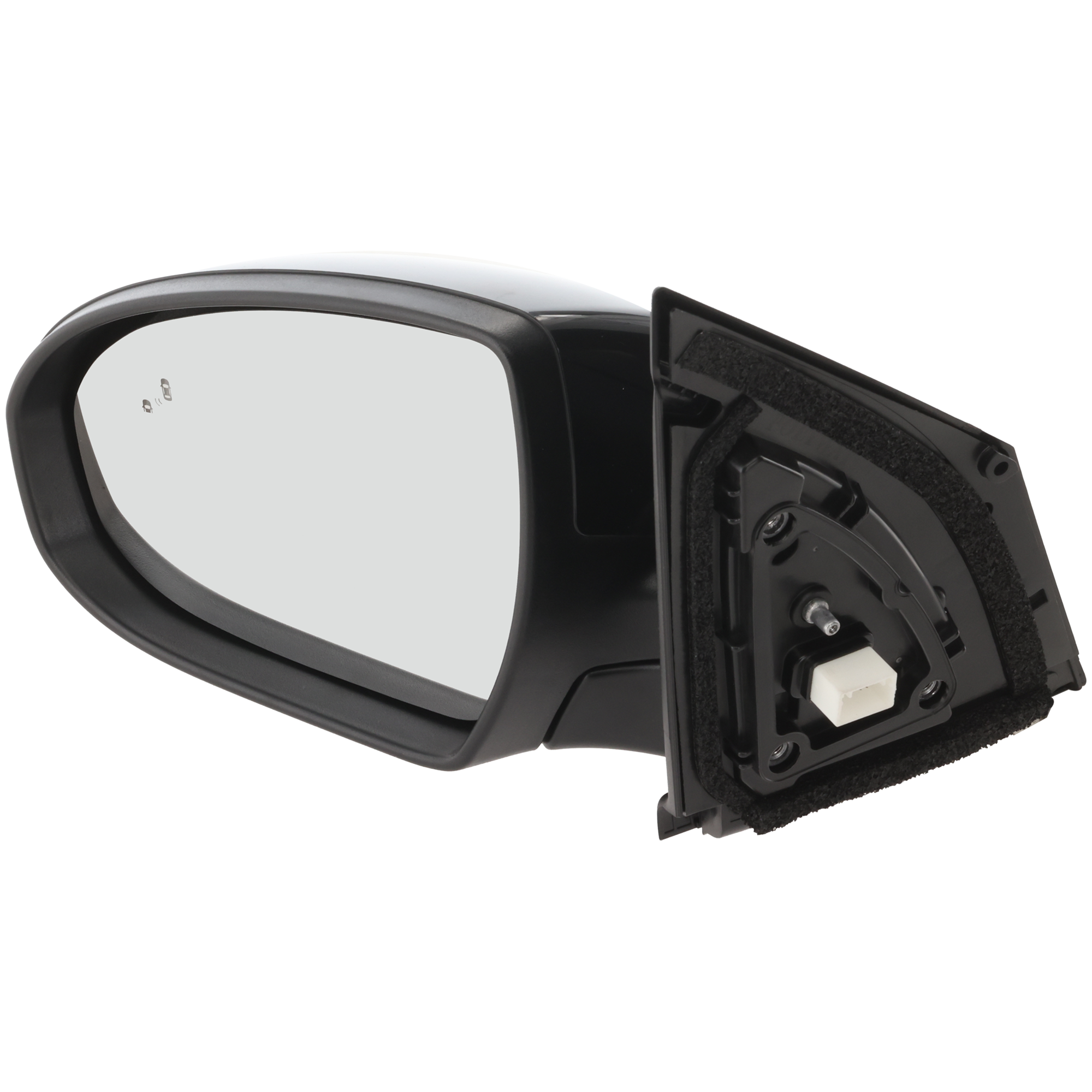 AM TUCSON 16-18 MIRROR LH Power Heated Manual Folding Paintable w BSD and Signal Light SKU HY103EL S Partslink HY1320231 OEM 87610D3430