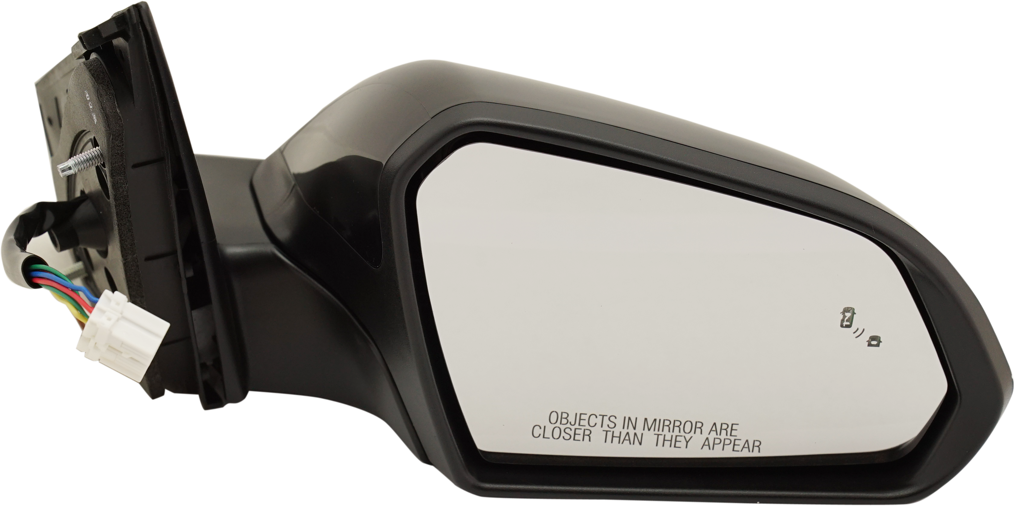 AM SONATA 15-17 MIRROR RH Power Manual Folding Heated Paintable w BSD and Signal Light No Memory SKU HY104ER S Partslink HY1321236 OEM 87620C2020