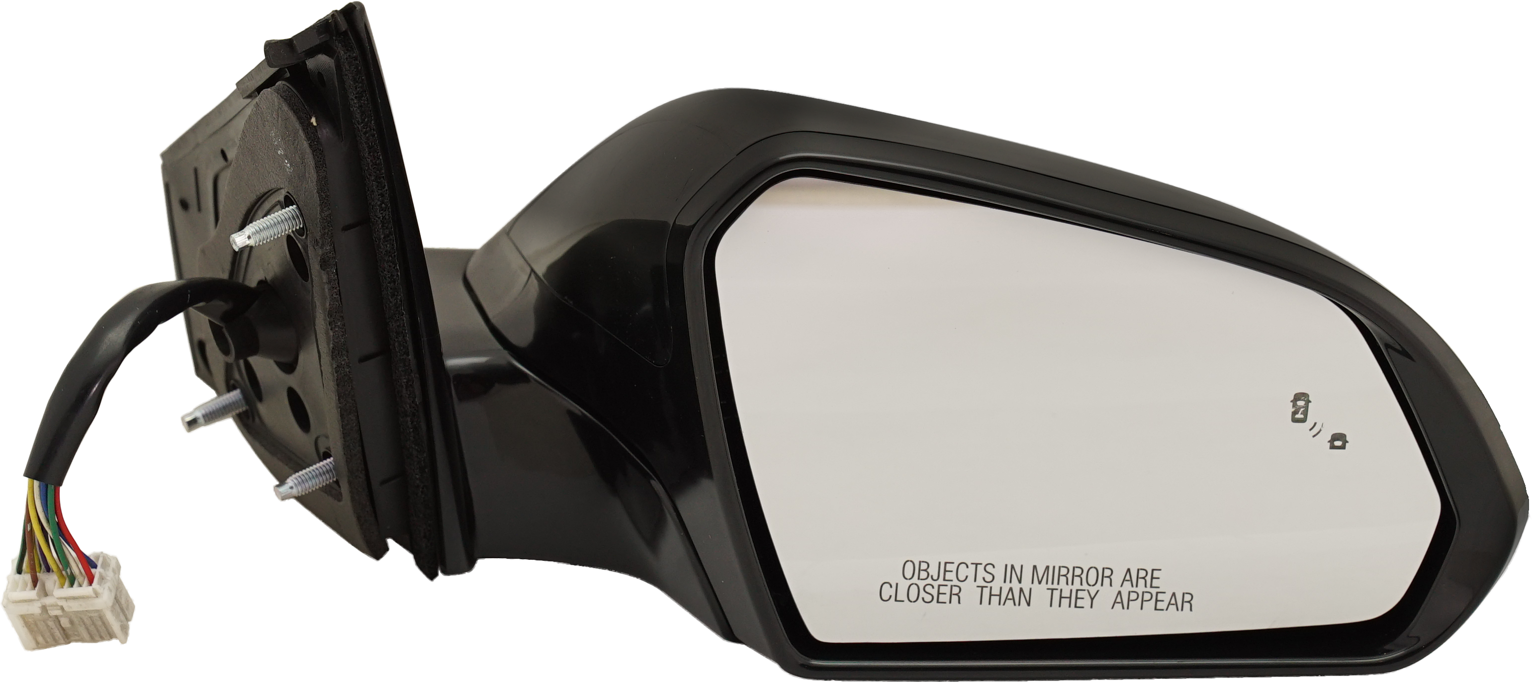 AM SONATA 15-17 MIRROR RH Power Manual Folding Heated Paintable w BSD Memory and Signal Light SKU HY106ER S Partslink HY1321229 OEM 87620C2070