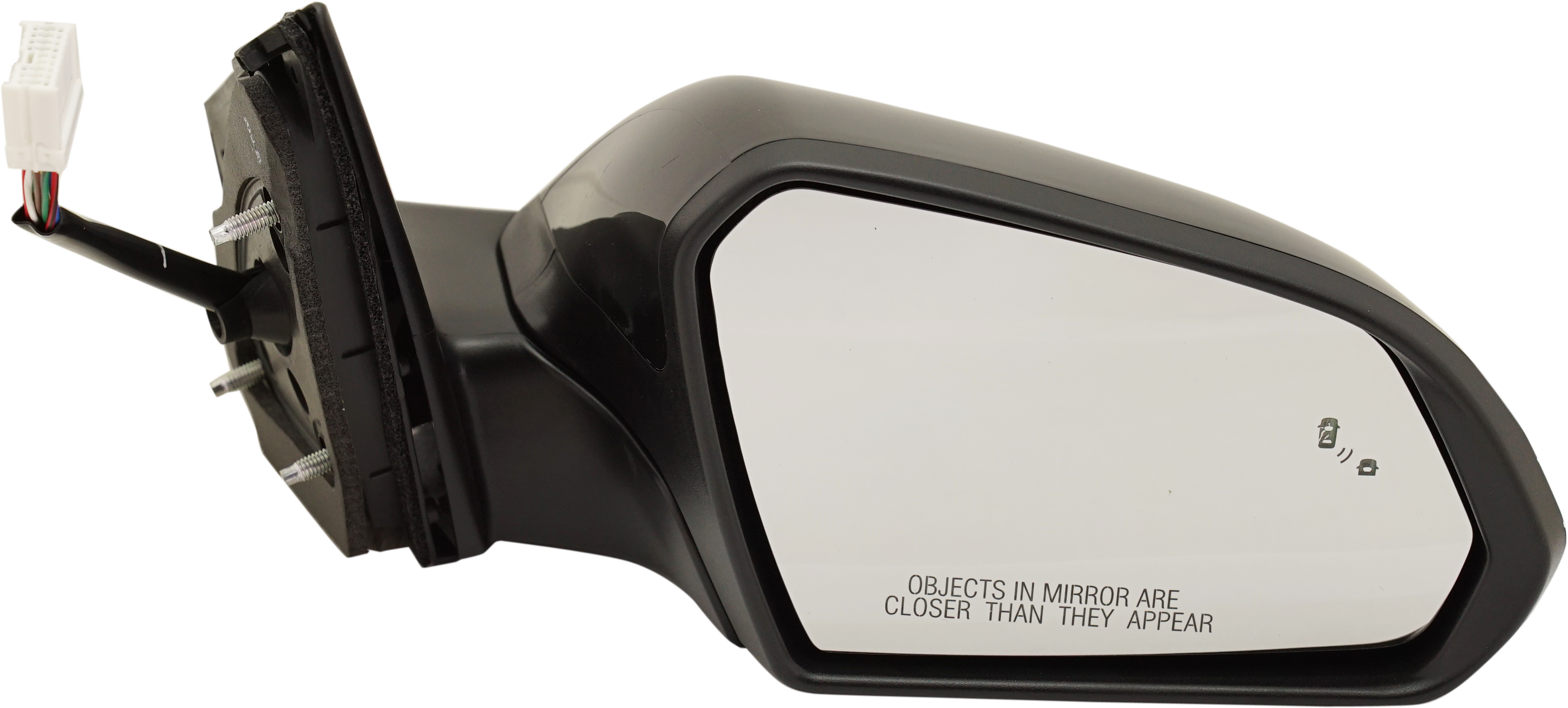 AM SONATA 18-19 MIRROR RH Power Manual Folding Heated Paintable w BSD and Signal Light No Memory SKU HY107ER S Partslink HY1321238 OEM 87620C2520