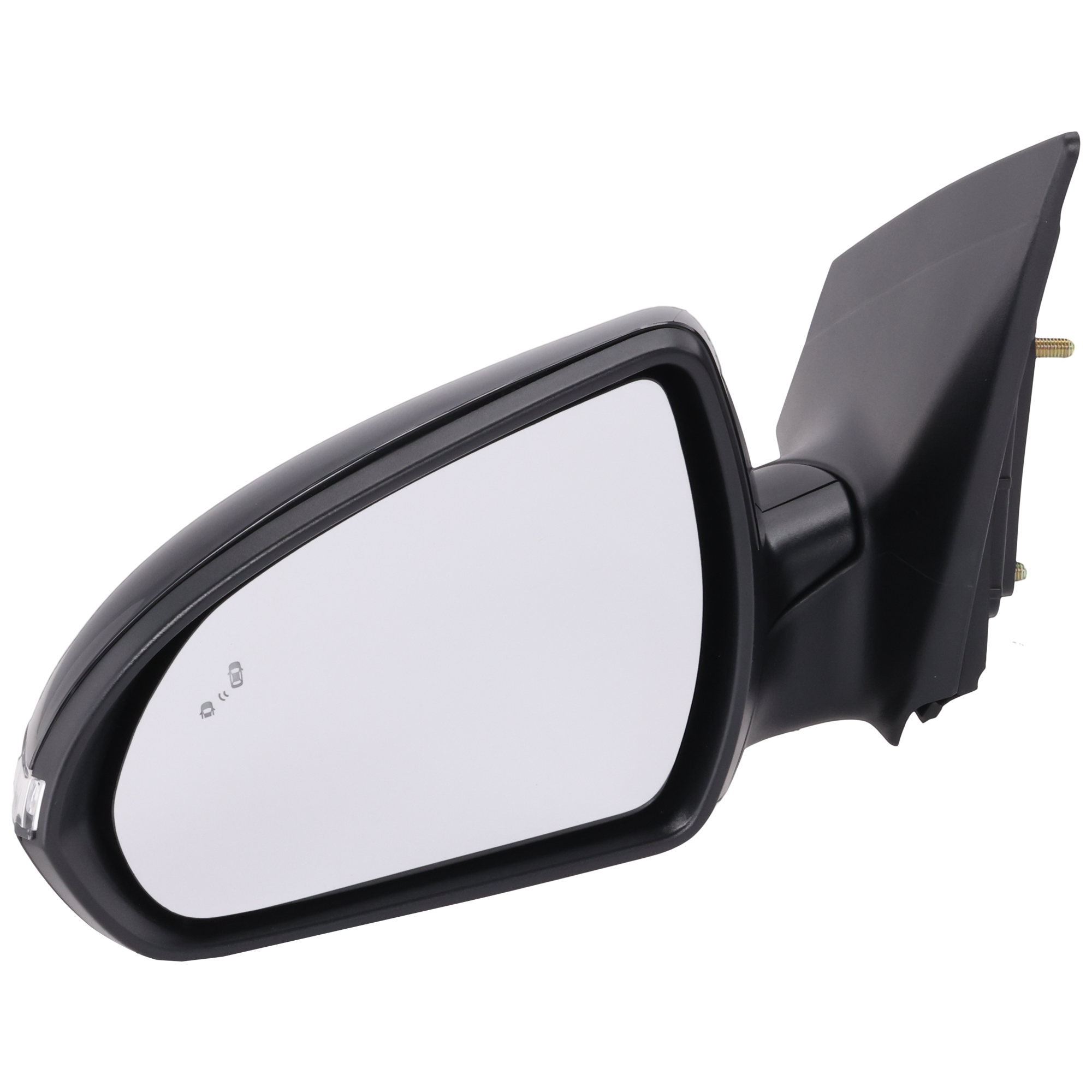 AM ELANTRA 19-20 MIRROR LH Power Heated Manual Folding Paintable w Blind Spot Detection in Glass and In housing Signal Light No Auto dimming and Memory SKU HY109EL S Partslink HY1320266 OEM 87610F3530