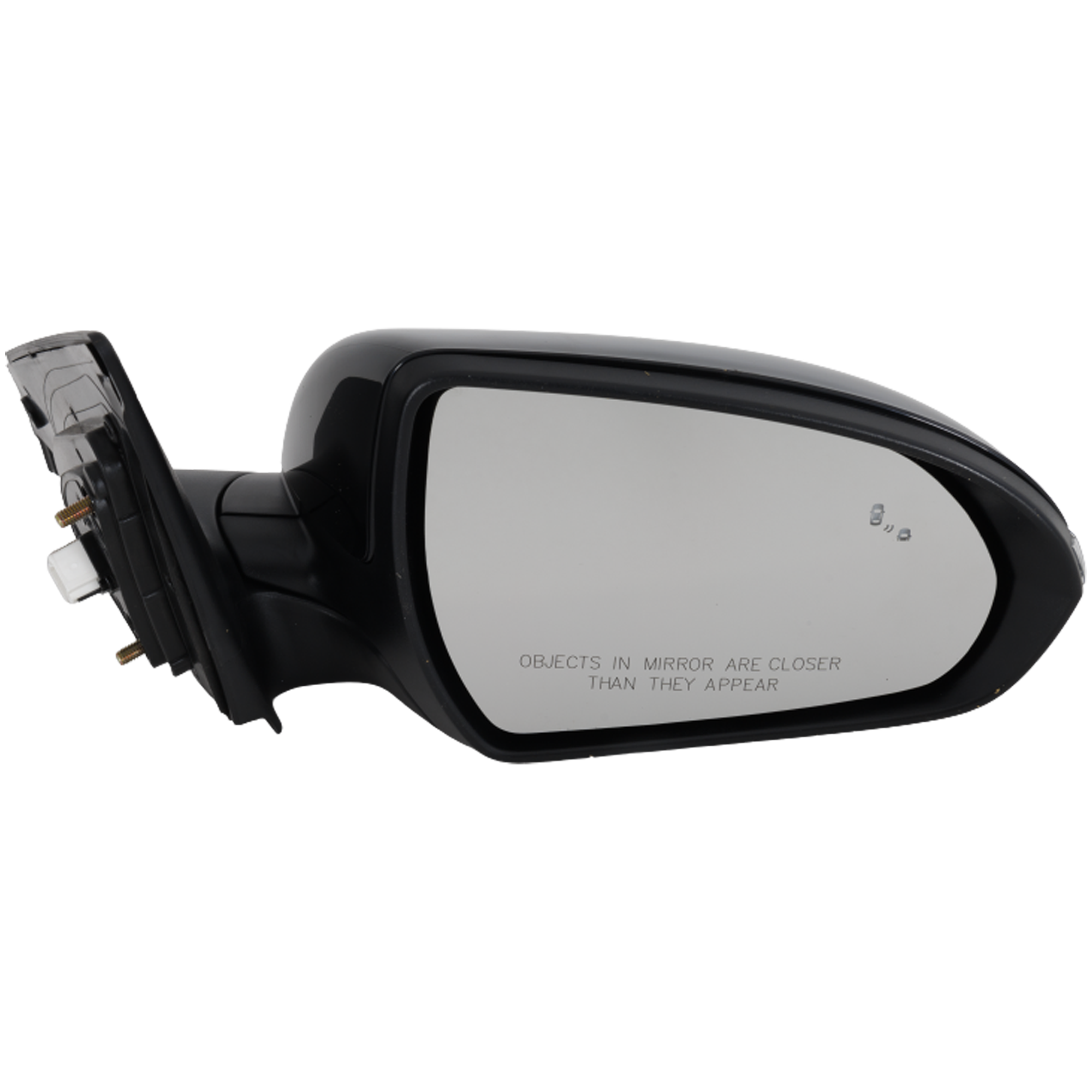 AM ELANTRA 19-20 MIRROR RH Power Heated Manual Folding Paintable Korea Built Vehicle w Blind Spot Detection in Glass and In housing Signal Light No Auto dimming and Memory SKU HY111ER S Partslink HY1321268 OEM 87620F2660