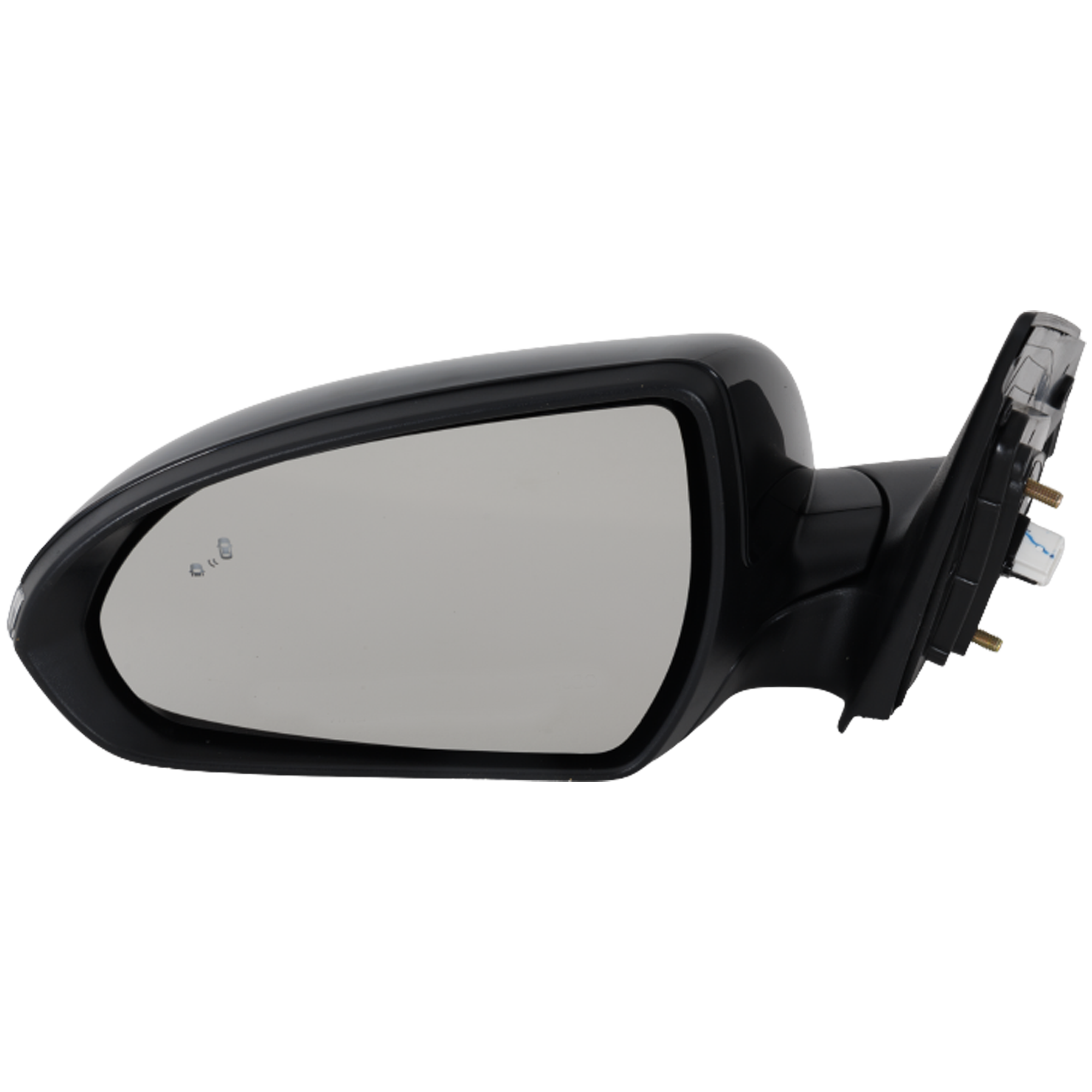 AM ELANTRA 19-20 MIRROR LH Power Manual Folding Heated Paintable w BSD In housing Signal Light and Memory No Auto dimming Korea Built Vehicle SKU HY112EL S Partslink HY1320269 OEM 87610F2670