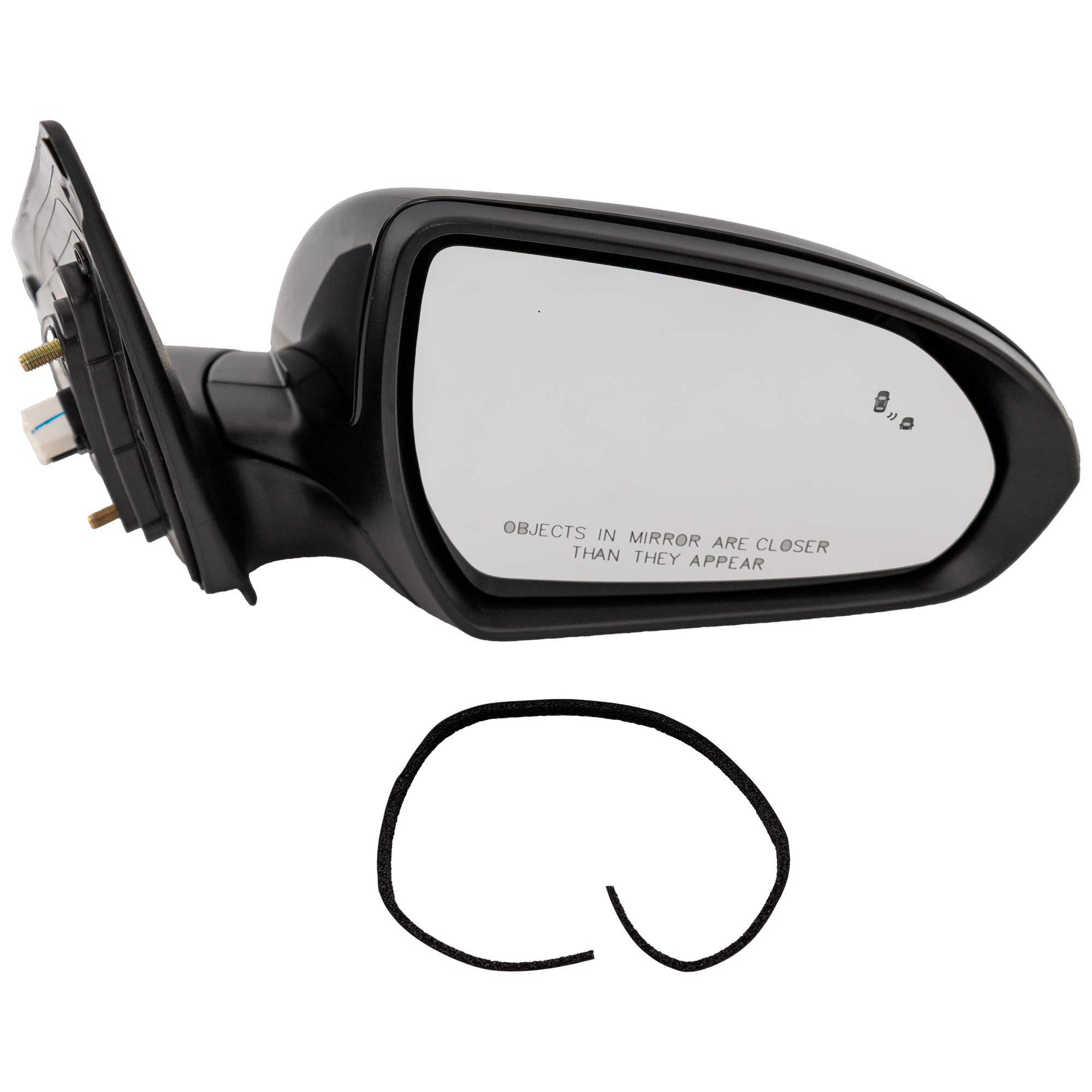 AM ELANTRA 19-20 MIRROR RH Power Manual Folding Heated Paintable w BSD In housing Signal Light and Memory No Auto dimming Korea Built Vehicle SKU HY112ER S Partslink HY1321269 OEM 87620F2670