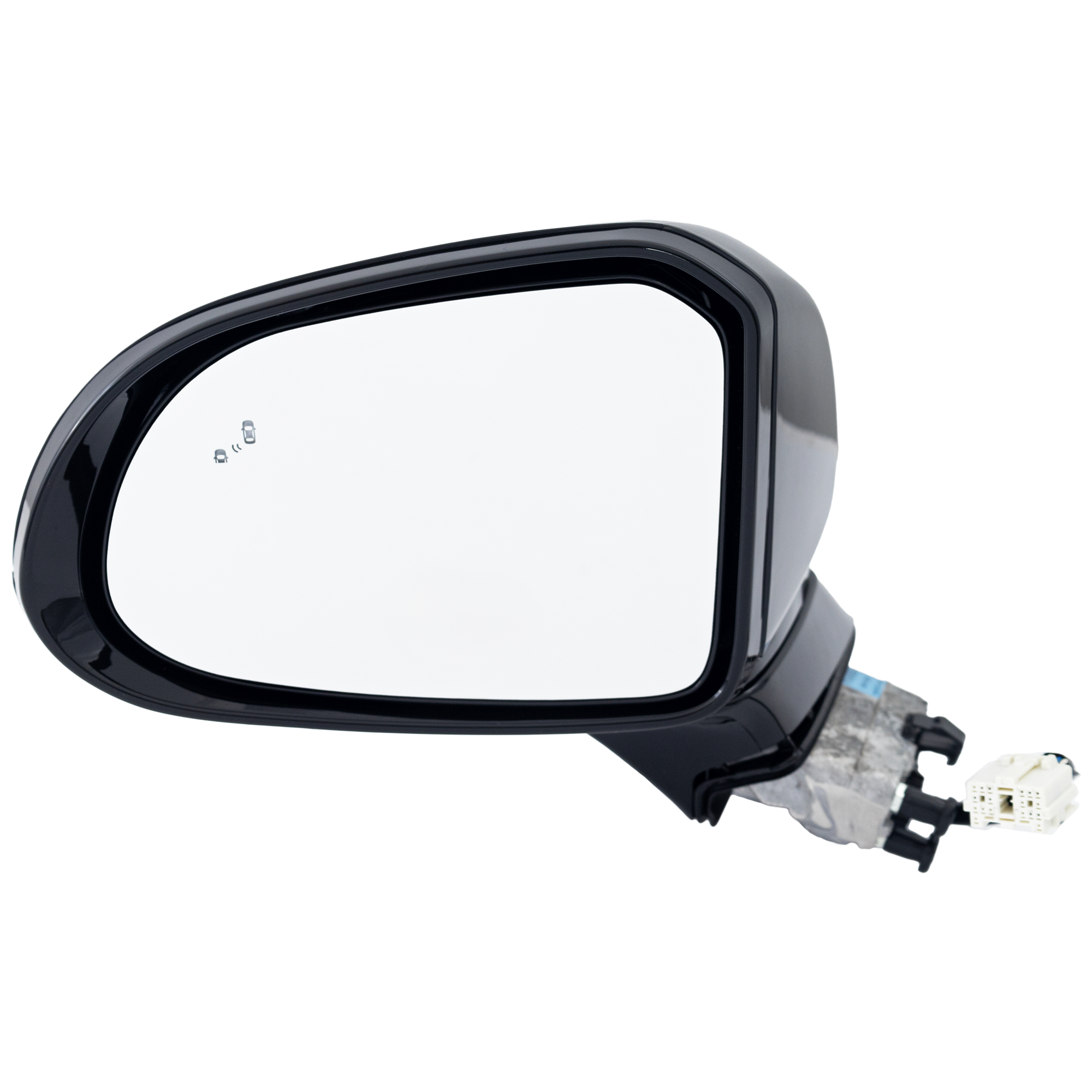 AM SANTA FE 19-20 MIRROR RH Power Manual Folding Heated Paintable w Puddle Light Blind Spot Detection No Auto dimming Memory Signal Light Limited Ultimate Models SKU HY125EL Partslink HY1320263 OEM 87610S2050