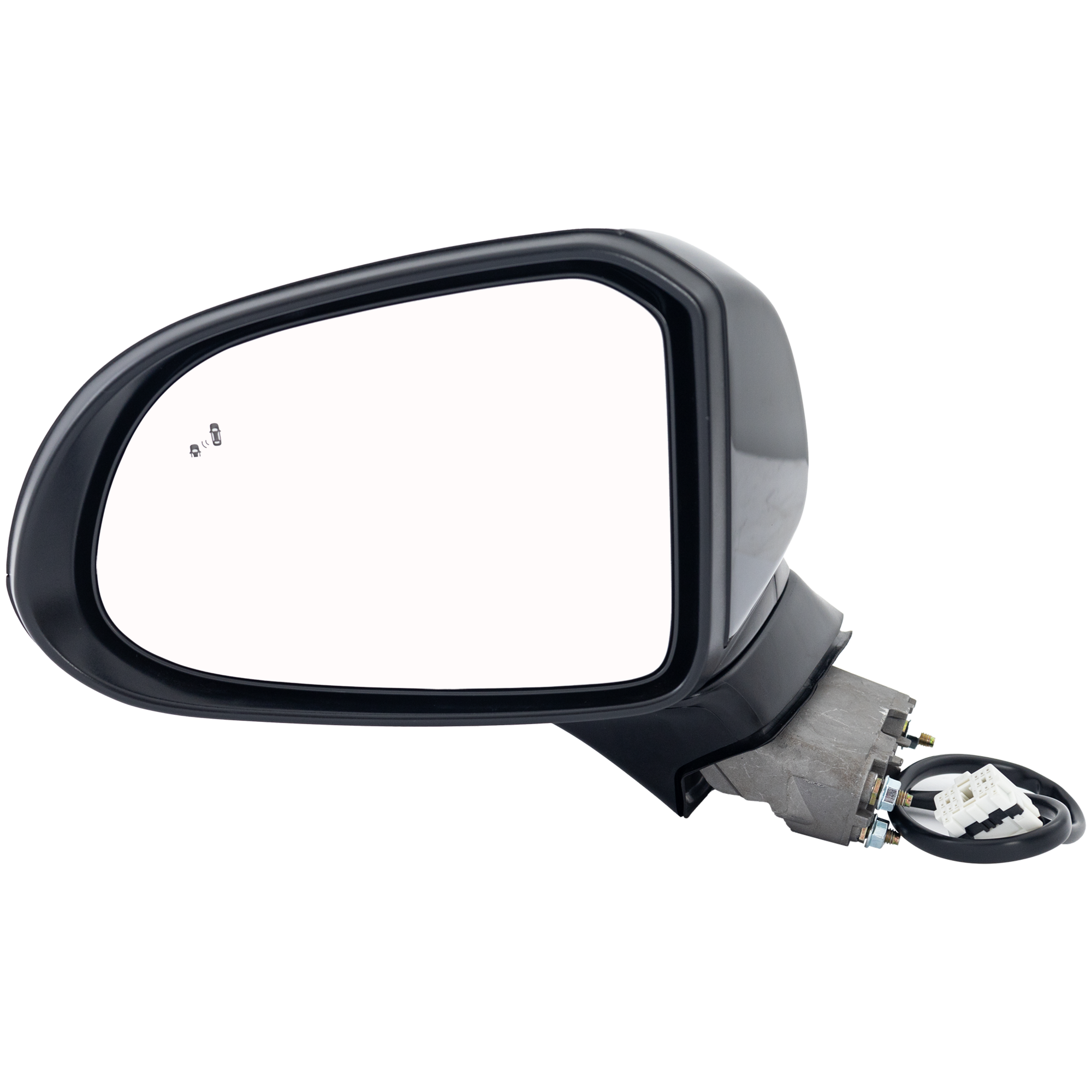 AM SANTA FE 19-20 MIRROR LH Power Manual Folding Non Heated Paintable w BSD No Auto dimming Signal Light Memory and Puddle Light SKU HY146EL OEM 87610S2010 PFM