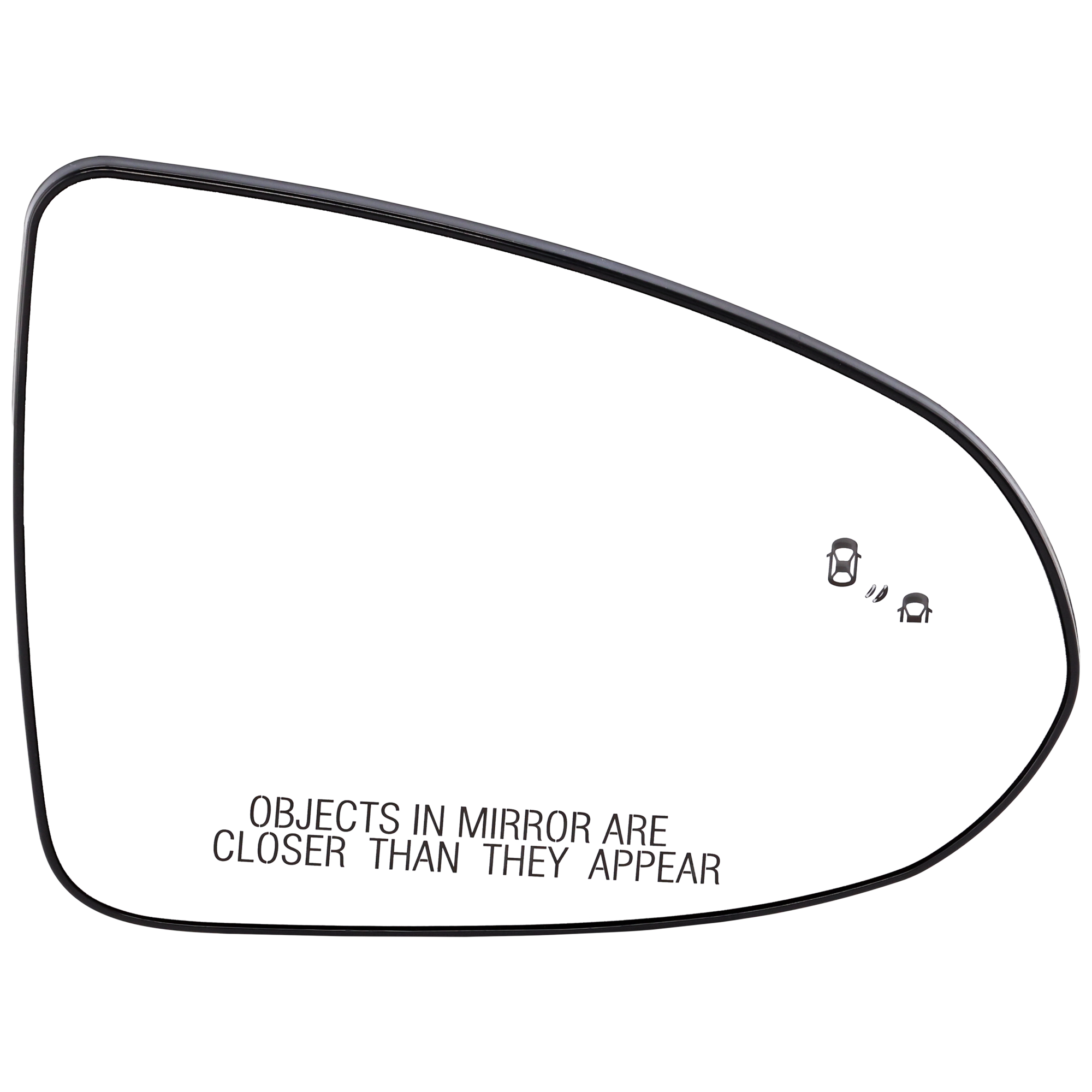 AM SONATA 20-23 MIRROR GLASS RH Heated No Signal Light w BSD Korea USA Built Vehicle Exc. Hybrid Models SKU HY157GR Partslink HY1325147 OEM 87621L0010