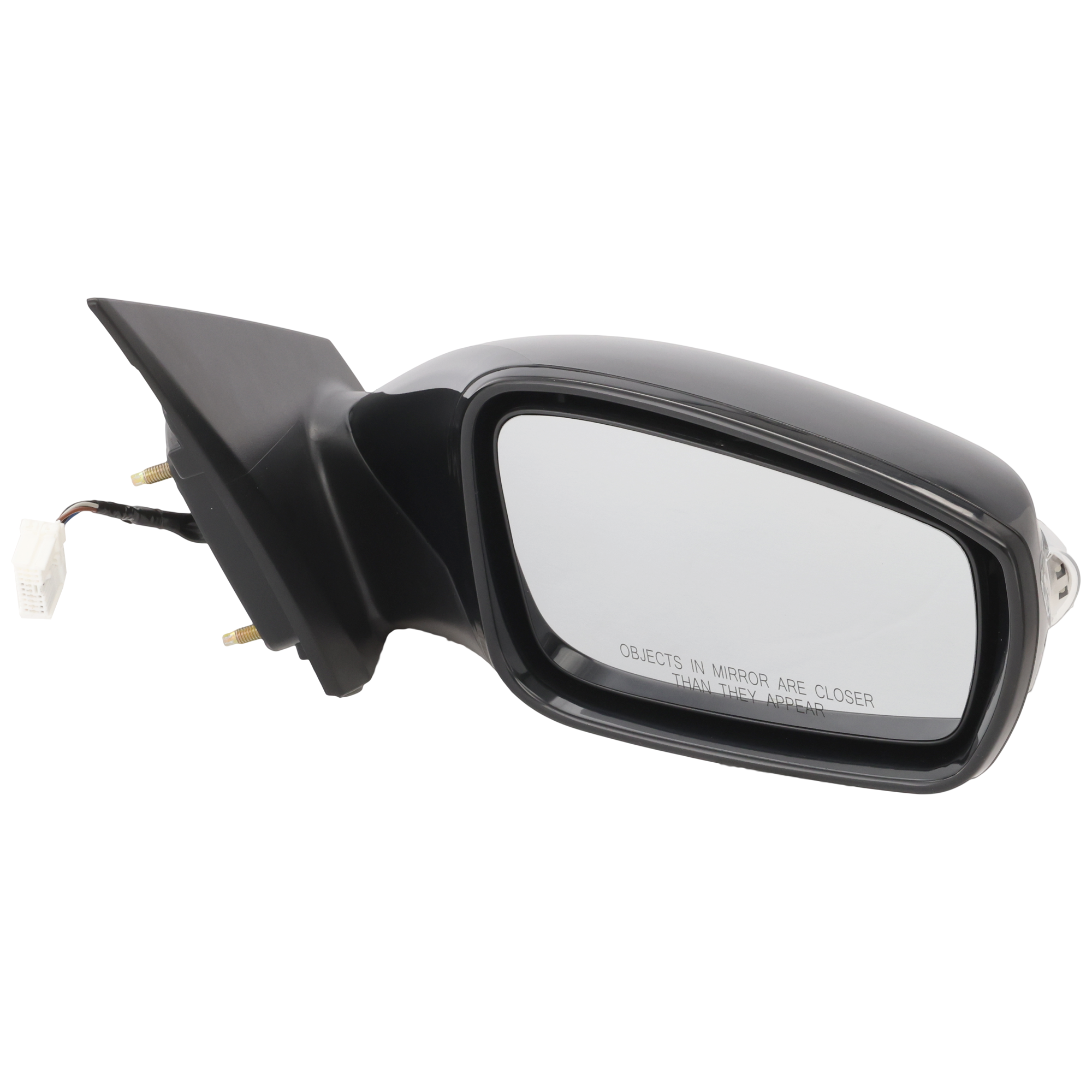 AM SONATA 11-14 MIRROR RH Power Manual Folding Heated Paintable w Signal Light Exc. Hybrid Model SKU HY43ER S Partslink HY1321168 OEM 876203Q110
