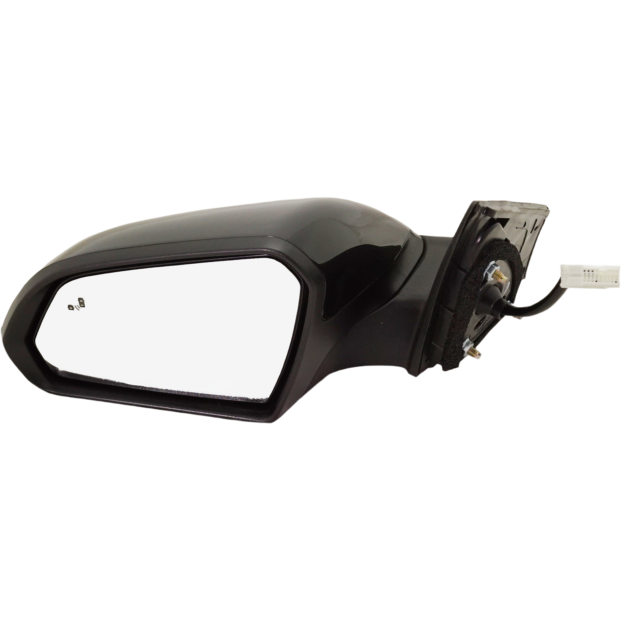AM SONATA 18-19 MIRROR LH Power Manual Folding Non Heated Paintable w BSD No Memory and Signal Light Exc. Hybrid Model SKU HY79EL Partslink HY1320237 OEM 87610C2620