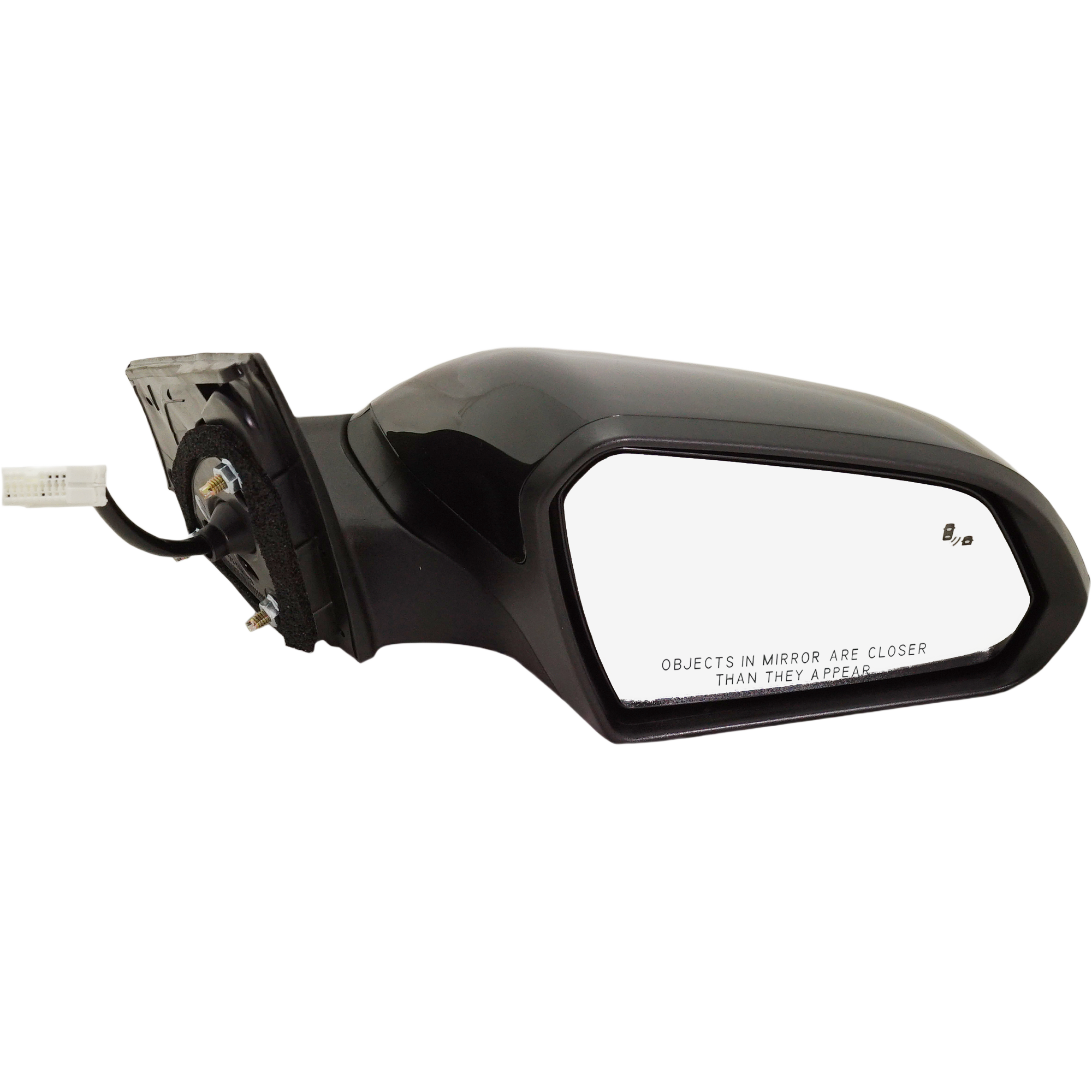 AM SONATA 18-19 MIRROR RH Power Manual Folding Non Heated Paintable w BSD No Memory and Signal Light Exc. Hybrid Model SKU HY79ER Partslink HY1321237 OEM 87620C2580