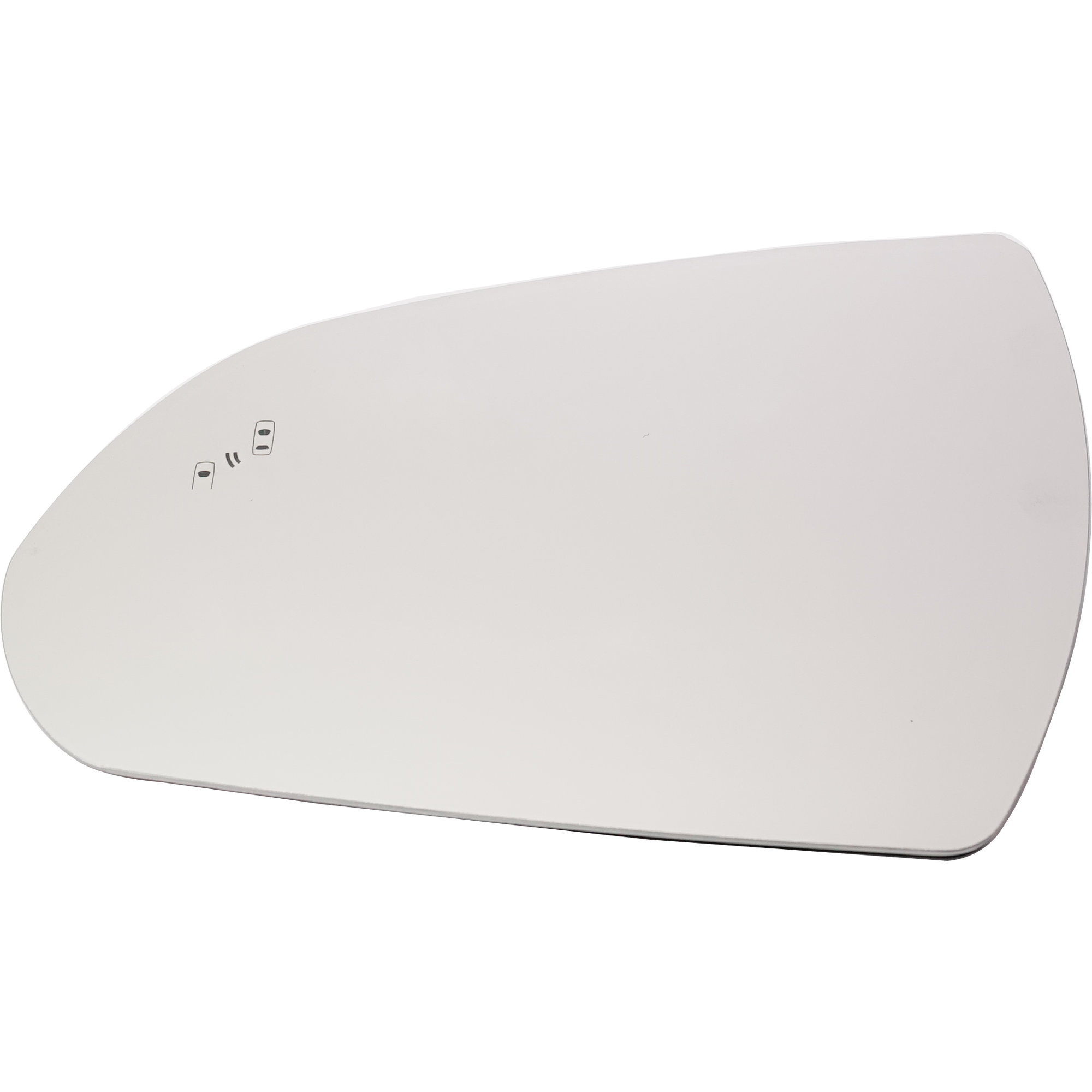 AM ELANTRA 17-20 MIRROR GLASS LH Heated w Backing Plate and Blind Spot Detection SKU HY94GL Partslink HY1324132 OEM 87611F2140