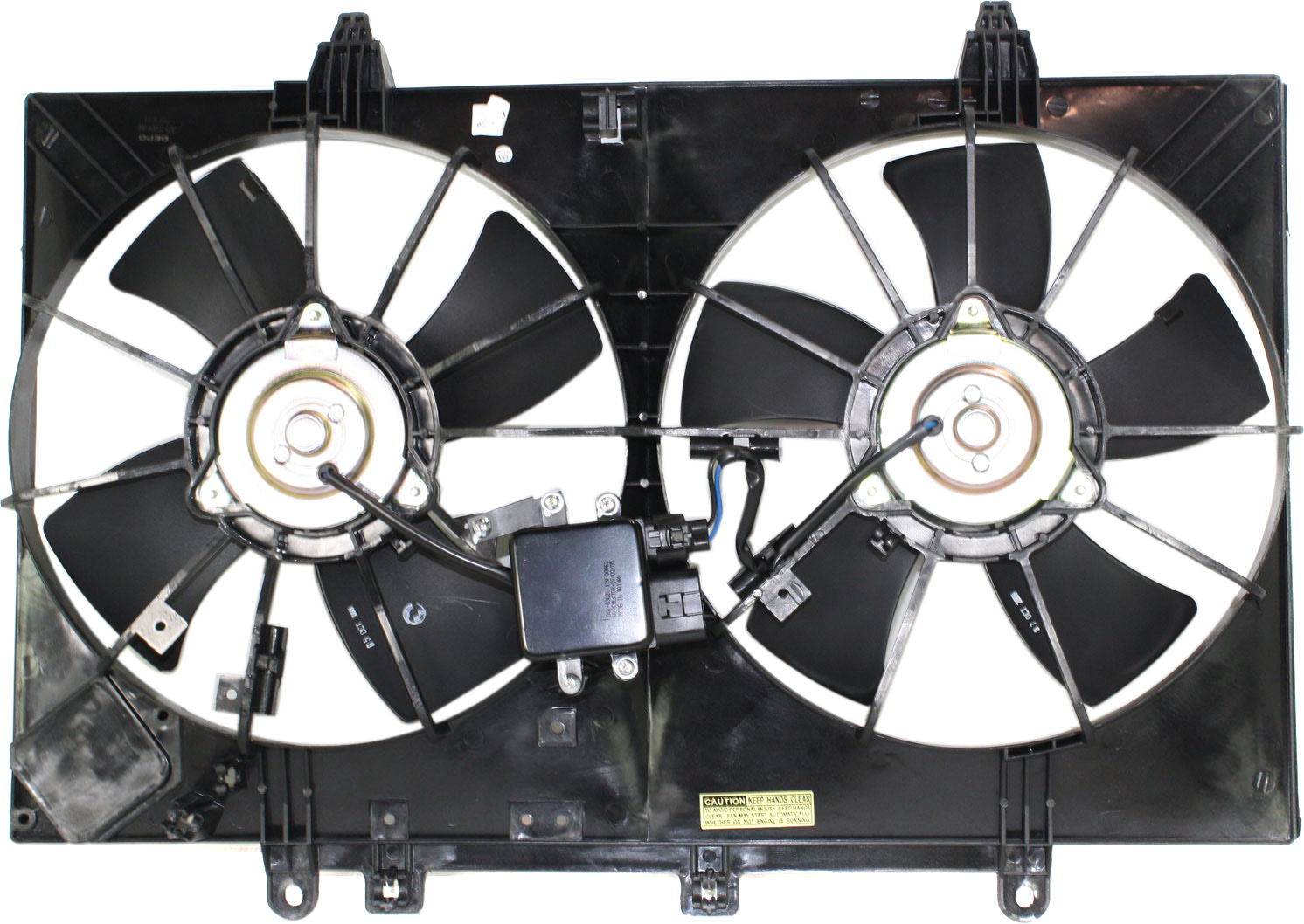 AM M35-06-08 M45-06-10 RADIATOR FAN ASSEMBLY w Control module SKU I160905 Partslink IN3115105 OEM 21481EH11B B1481EH11B