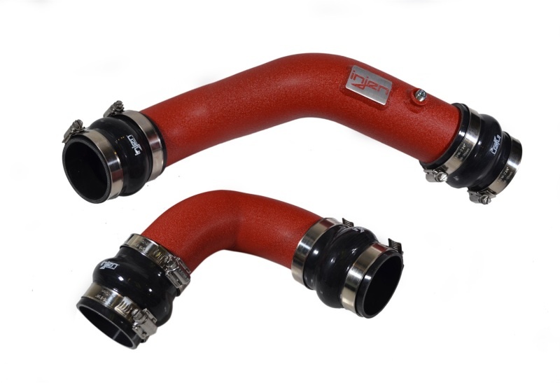AM Wrinkle Red Aluminum Intercooler Pipe Upgrade 2017-2018 Honda CIVIC TYPE R FK8 I 4-2.0T SKU I24SES1582ICPWR