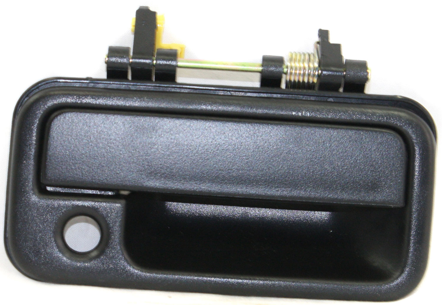 AM ISUZU PICKUP 88-95 EXTERIOR FRONT DOOR HANDLE RH Plastic Textured Black With Keyhole SKU I462101 Partslink IZ1311104 OEM 8944349731