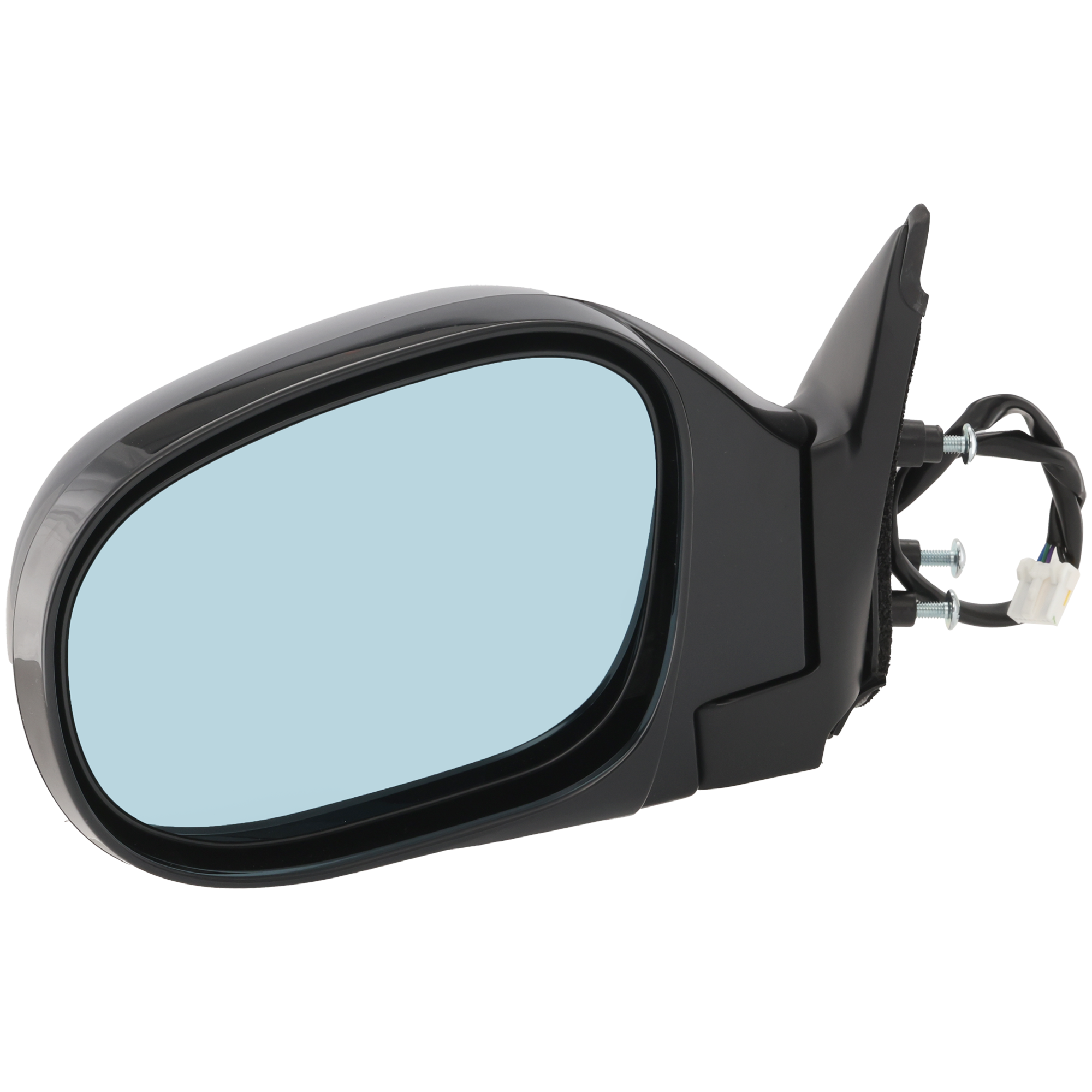 AM QX4-01-03 MIRROR LH Power Manual Folding Heated Paintable Blue Glass SKU IN19EL Partslink IN1320118 OEM K63024W560
