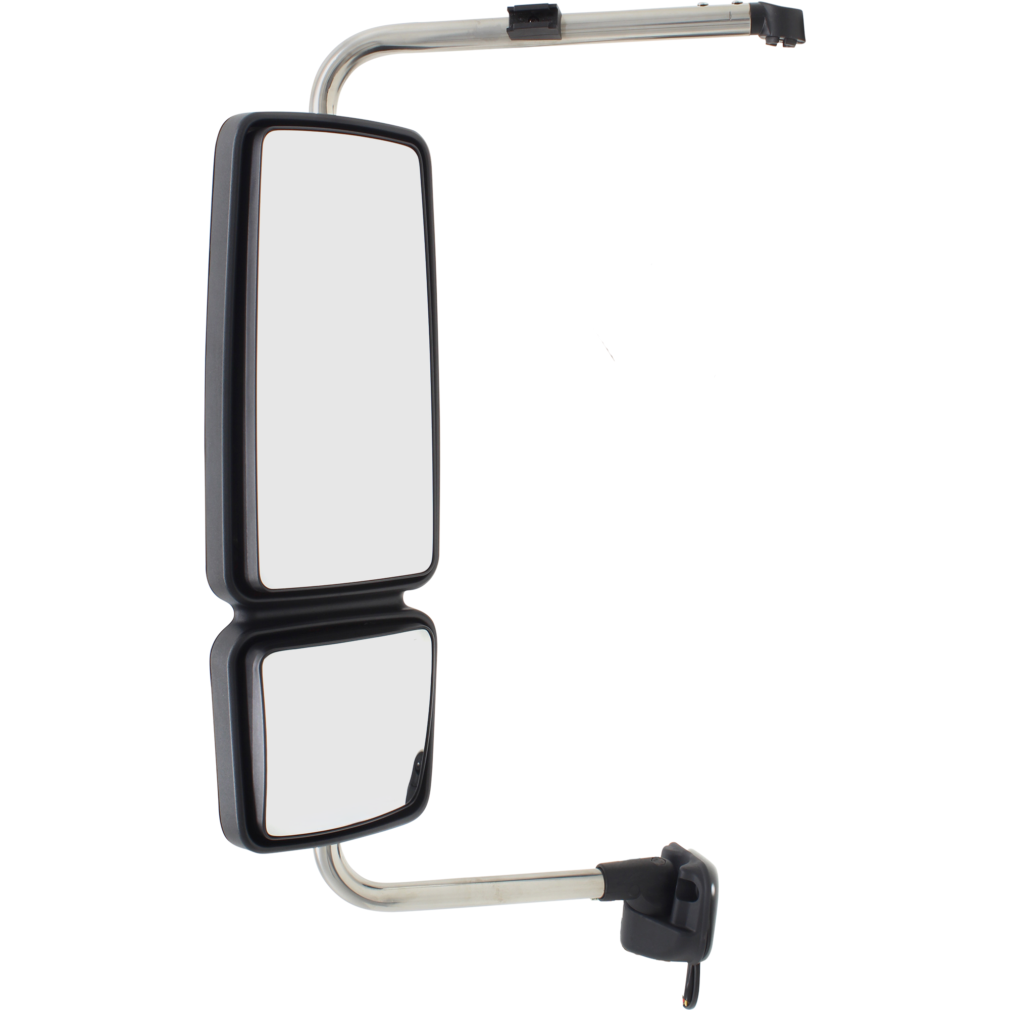 AM INTERNATIONAL DURASTAR WORKSTAR 08-17 MIRROR LH Power Manual Folding Heated Chrome w Signal Light SKU IN34CL S HD OEM 3678815C92