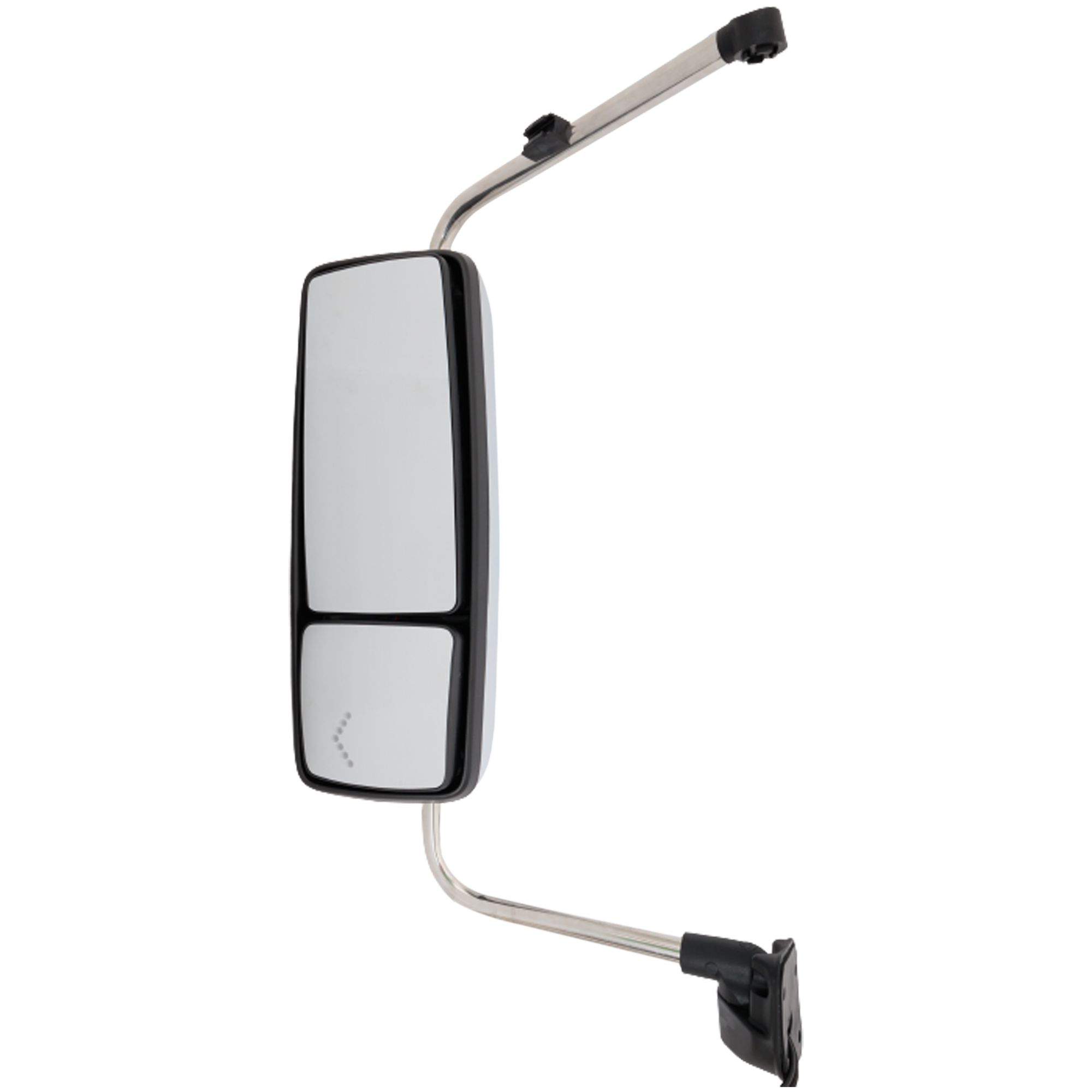 AM INTERNATIONAL PROSTAR 09-12 WORKSTAR 08-12 MIRROR LH Power Manual Folding Heated Chrome w Signal Light w CB Antenna Provision w o bracket SKU IN42EL S HD OEM 3604446C92